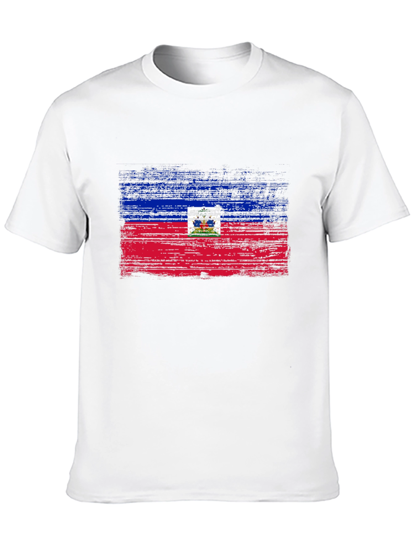 Haiti Flag T-Shirt - Distressed Design
