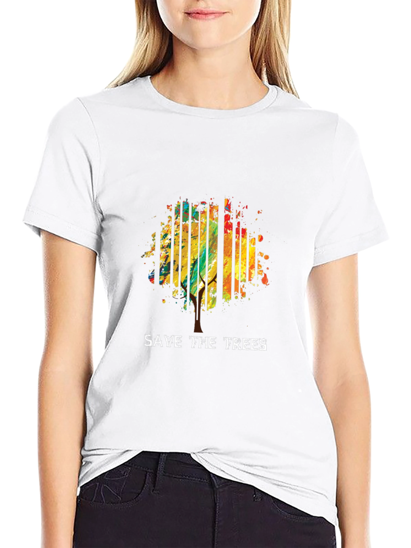 Save the Trees Graphic Tee - Earth Friendly Design