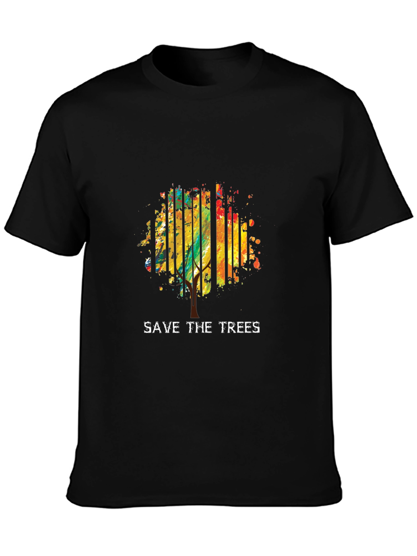 Save the Trees Graphic Tee - Earth Friendly Design