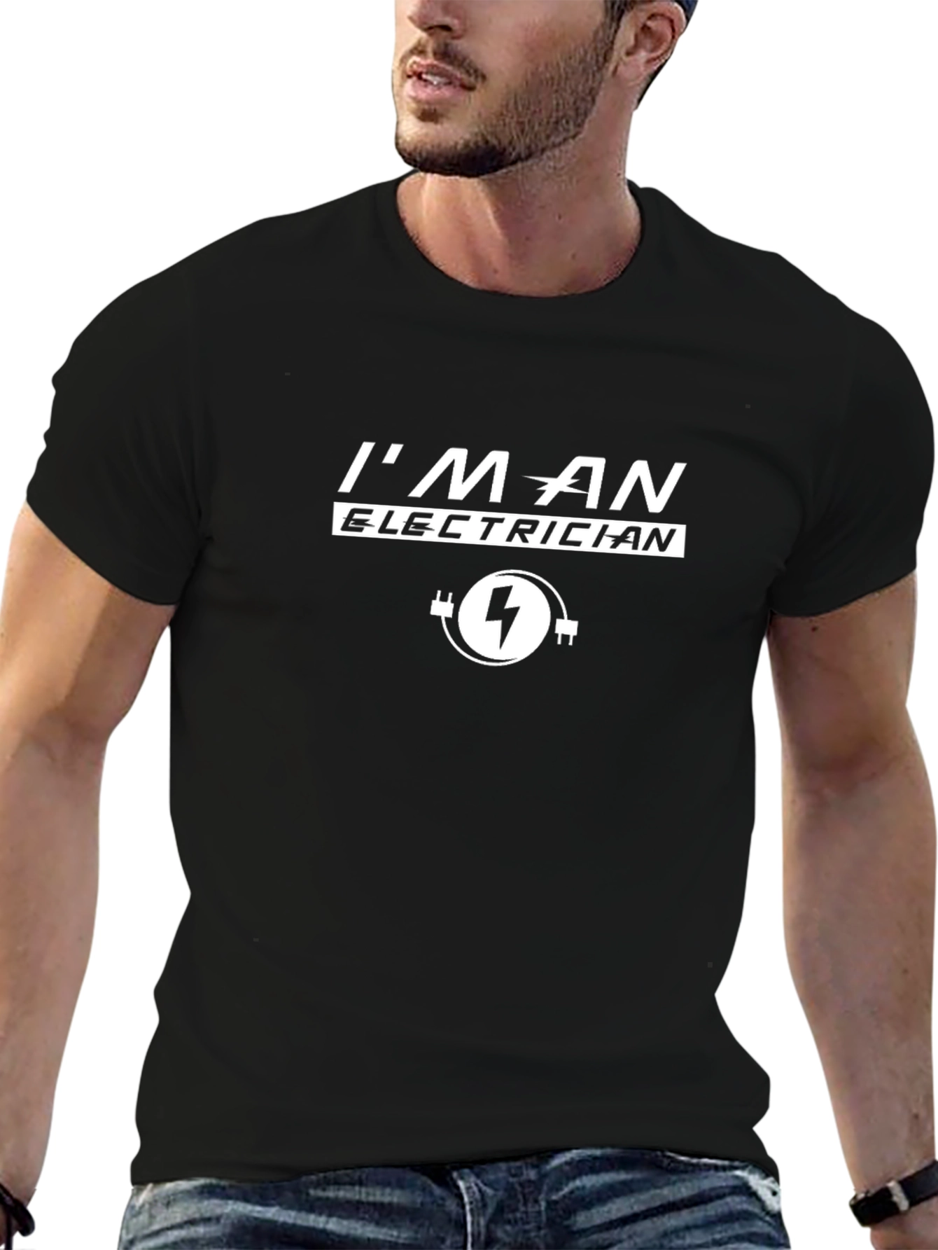 Im an Electrician T-Shirt - Black