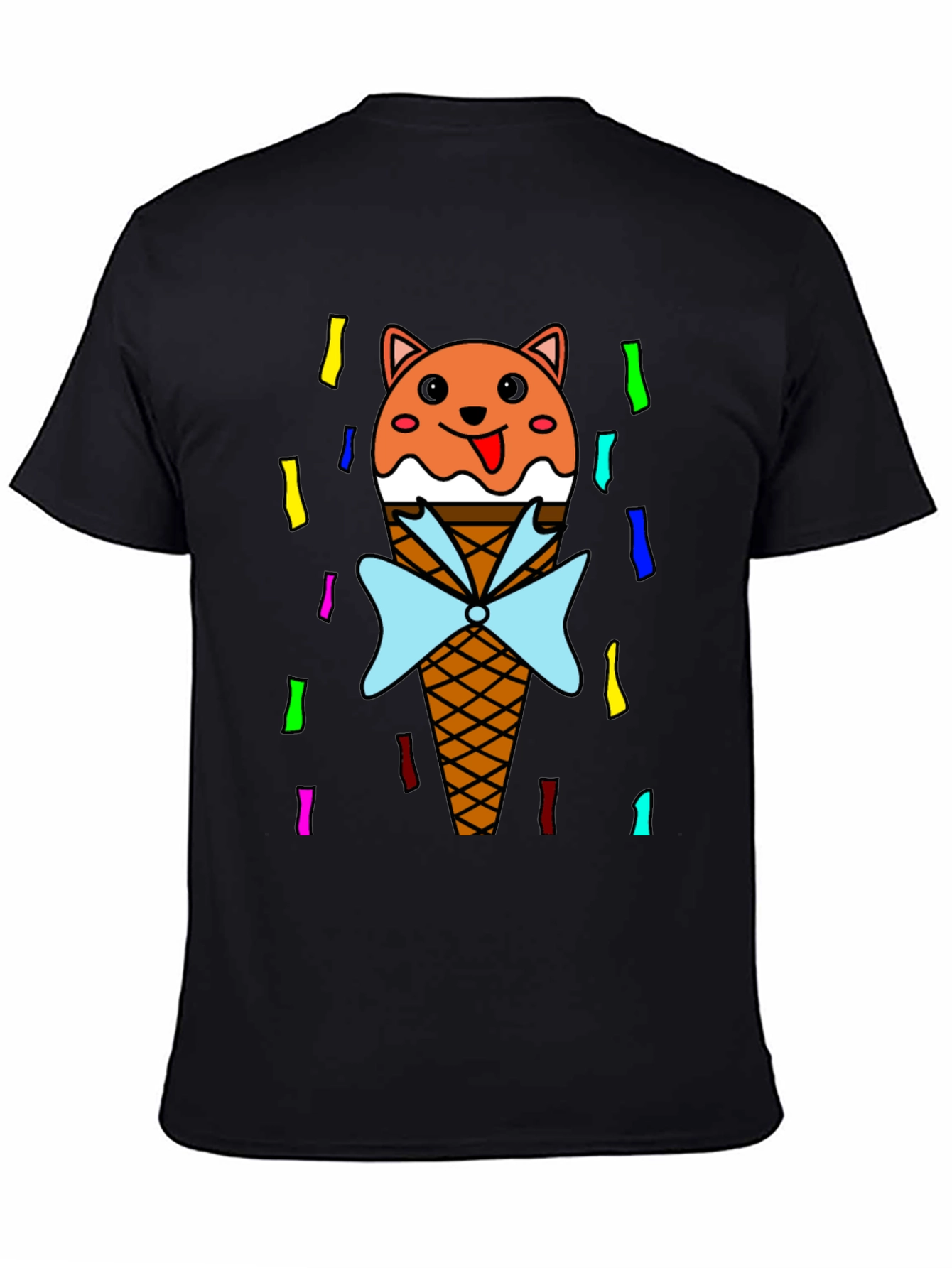 Cat Ice Cream Cone T-Shirt