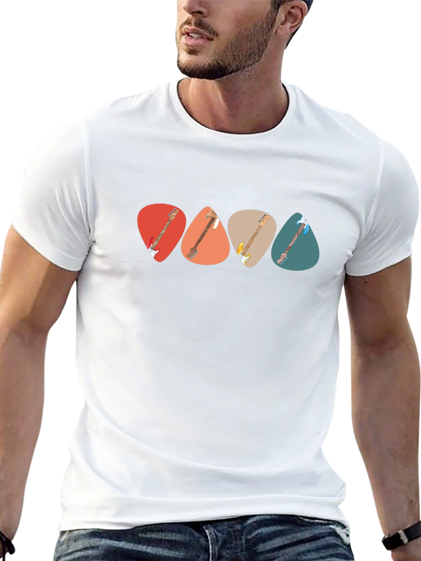 Guitar Pick T-Shirt - Music Lover Tee