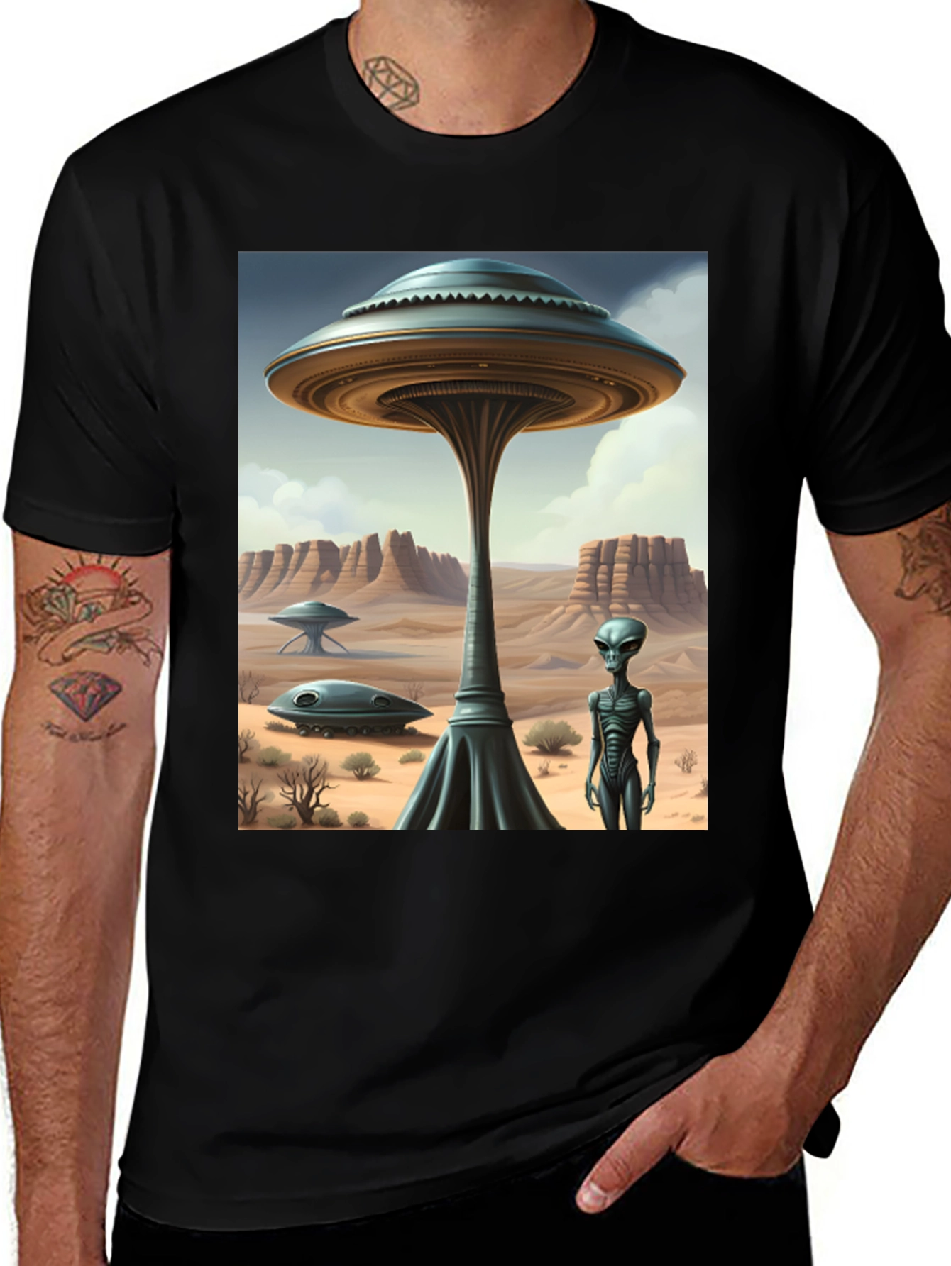 Alien Encounter Graphic Tee