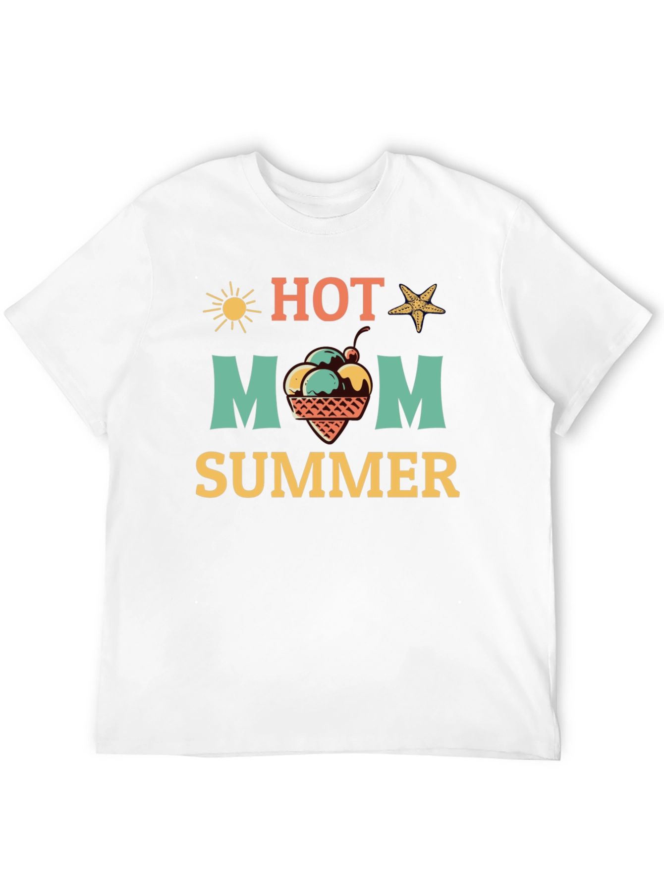 Hot Mom Summer Graphic T-Shirt