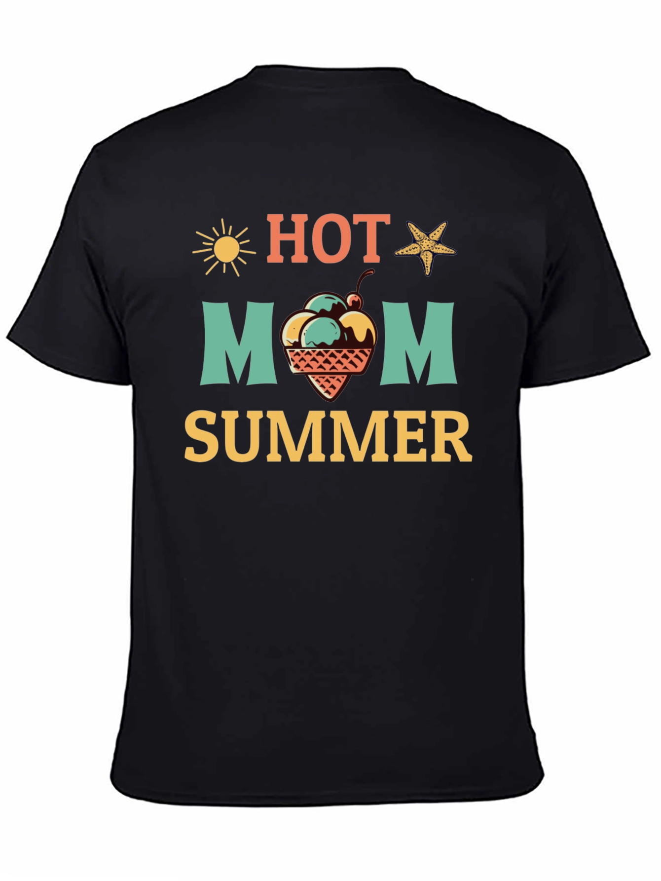 Hot Mom Summer Graphic T-Shirt