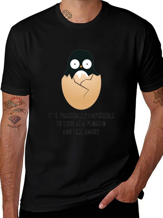 Penguin Hatchling T-Shirt - Impossible to Feel Angry