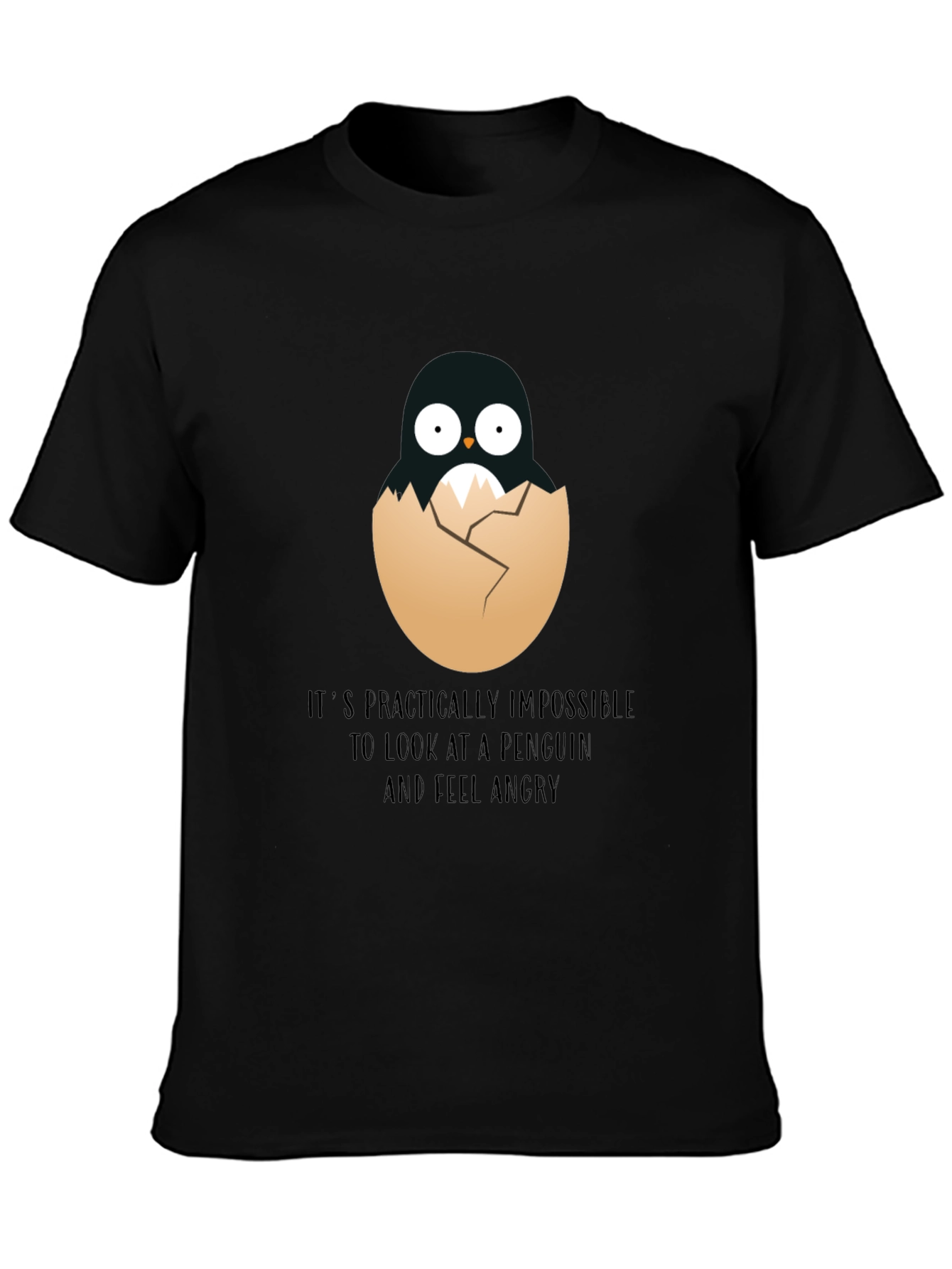 Penguin Hatchling T-Shirt - Impossible to Feel Angry