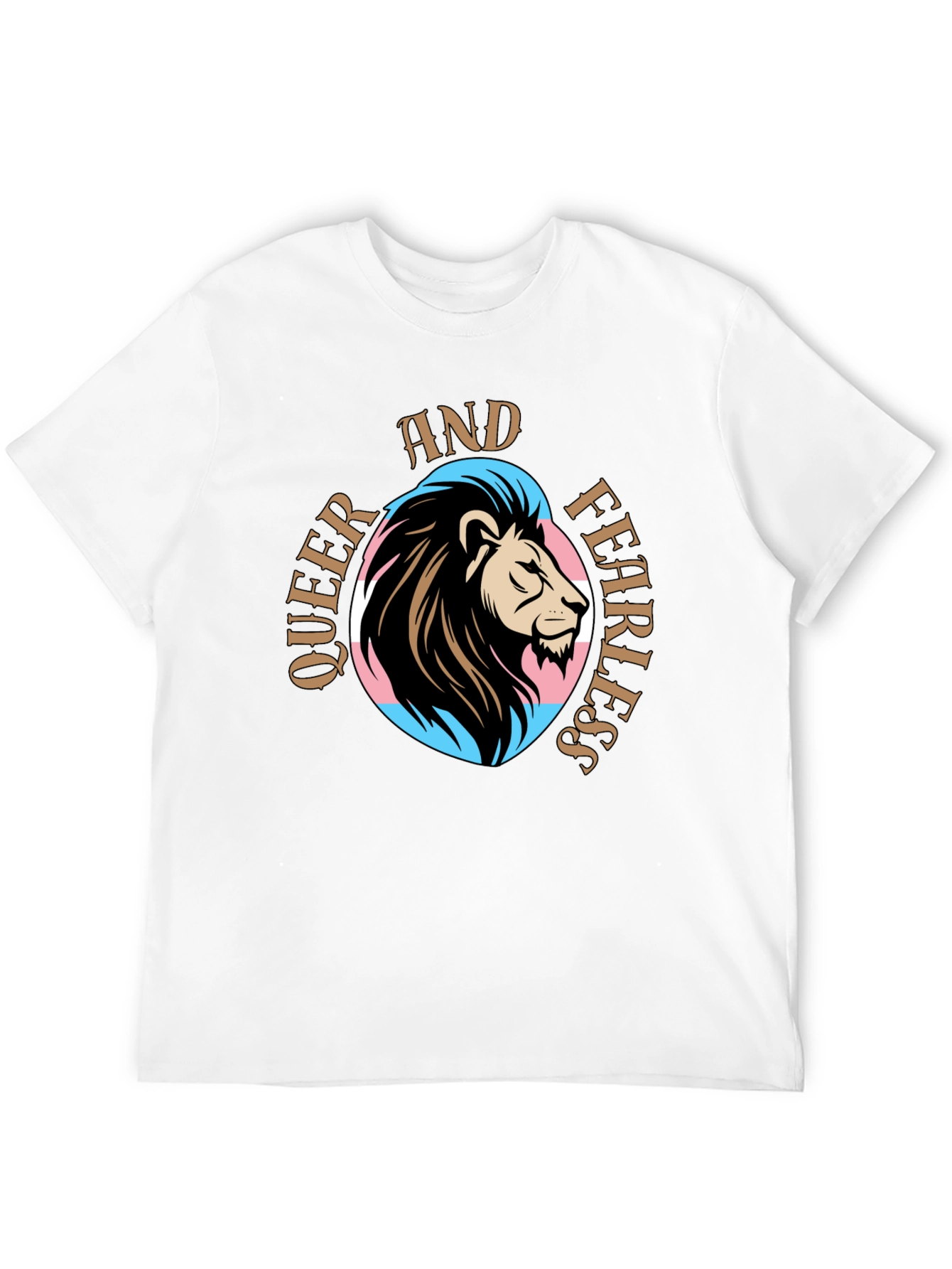 Queer and Fearless Lion Graphic T-Shirt