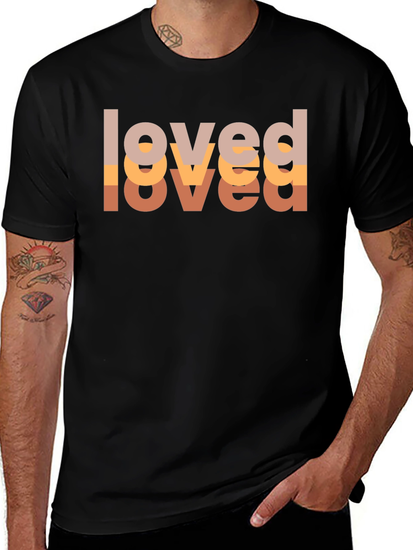 Retro Loved Graphic Tee - Soft Cotton Blend
