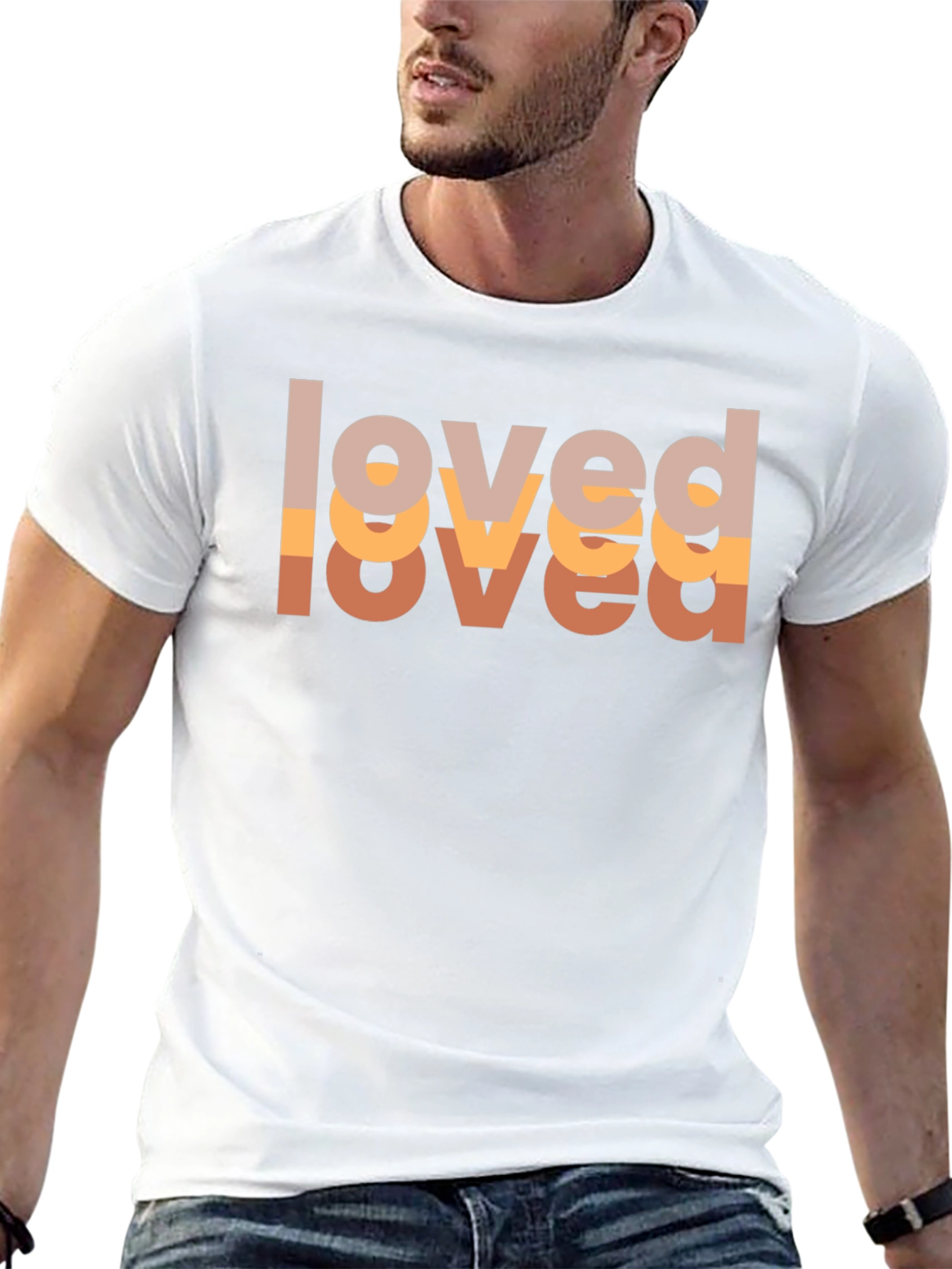 Retro Loved Graphic Tee - Soft Cotton Blend
