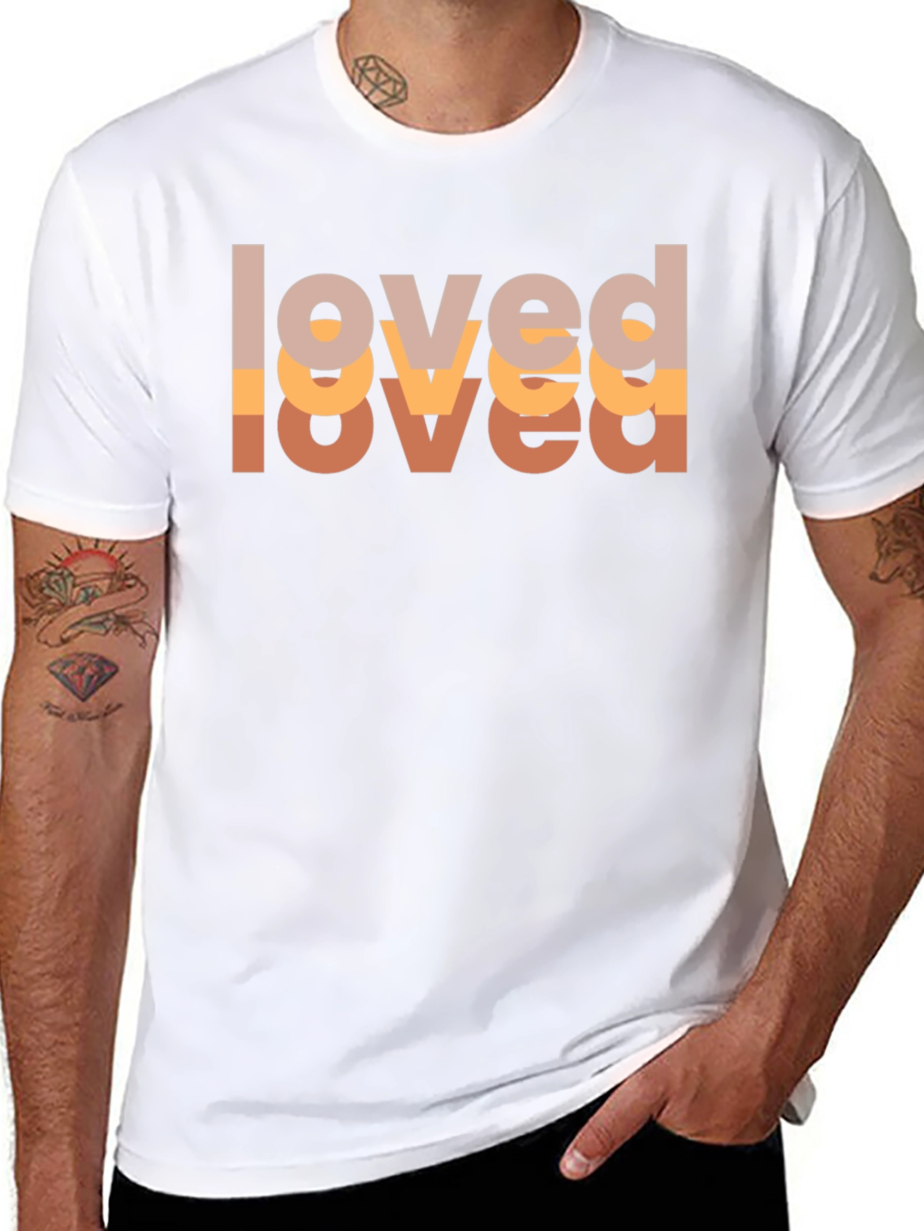 Retro Loved Graphic Tee - Soft Cotton Blend