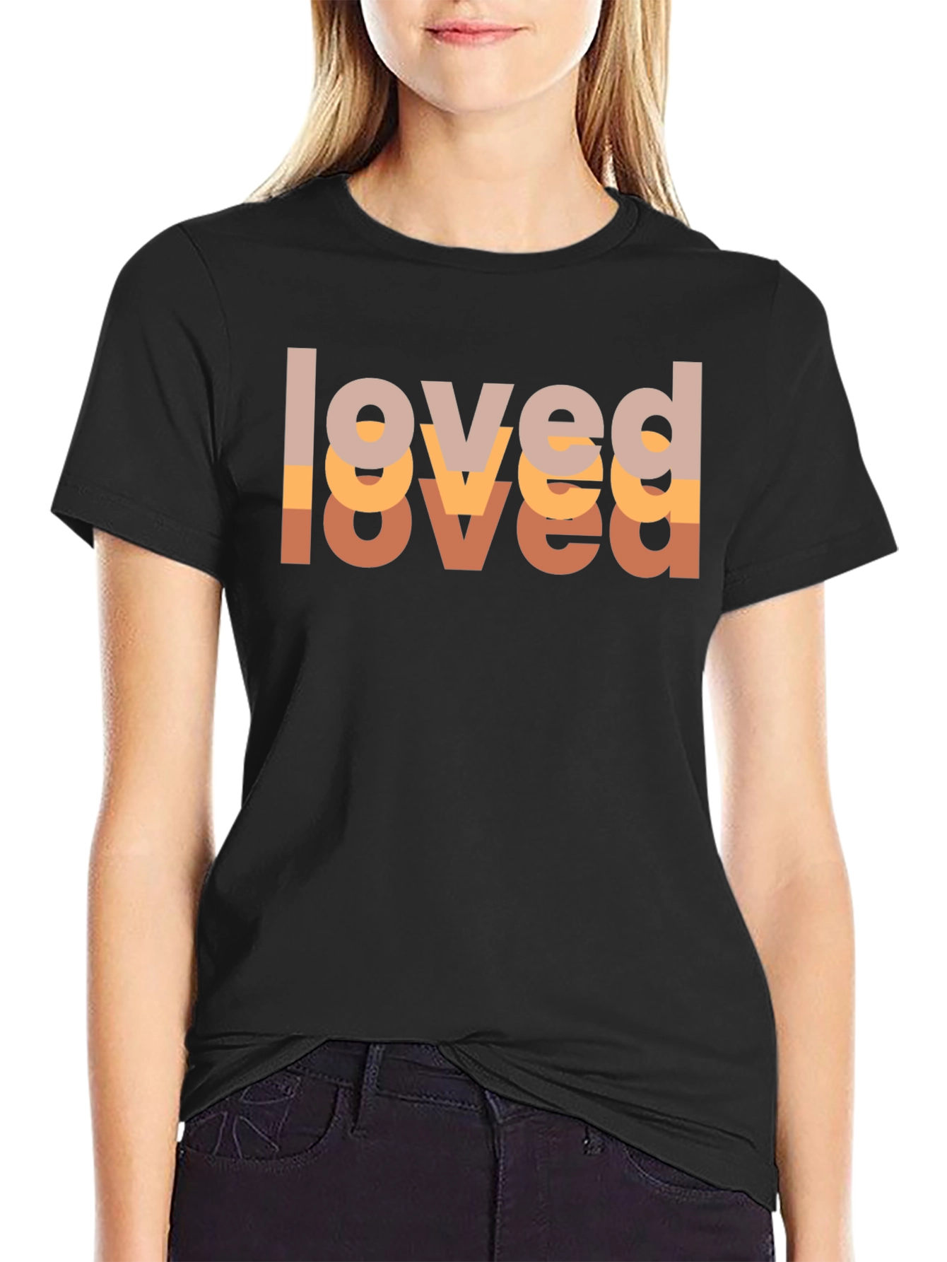 Retro Loved Graphic Tee - Soft Cotton Blend