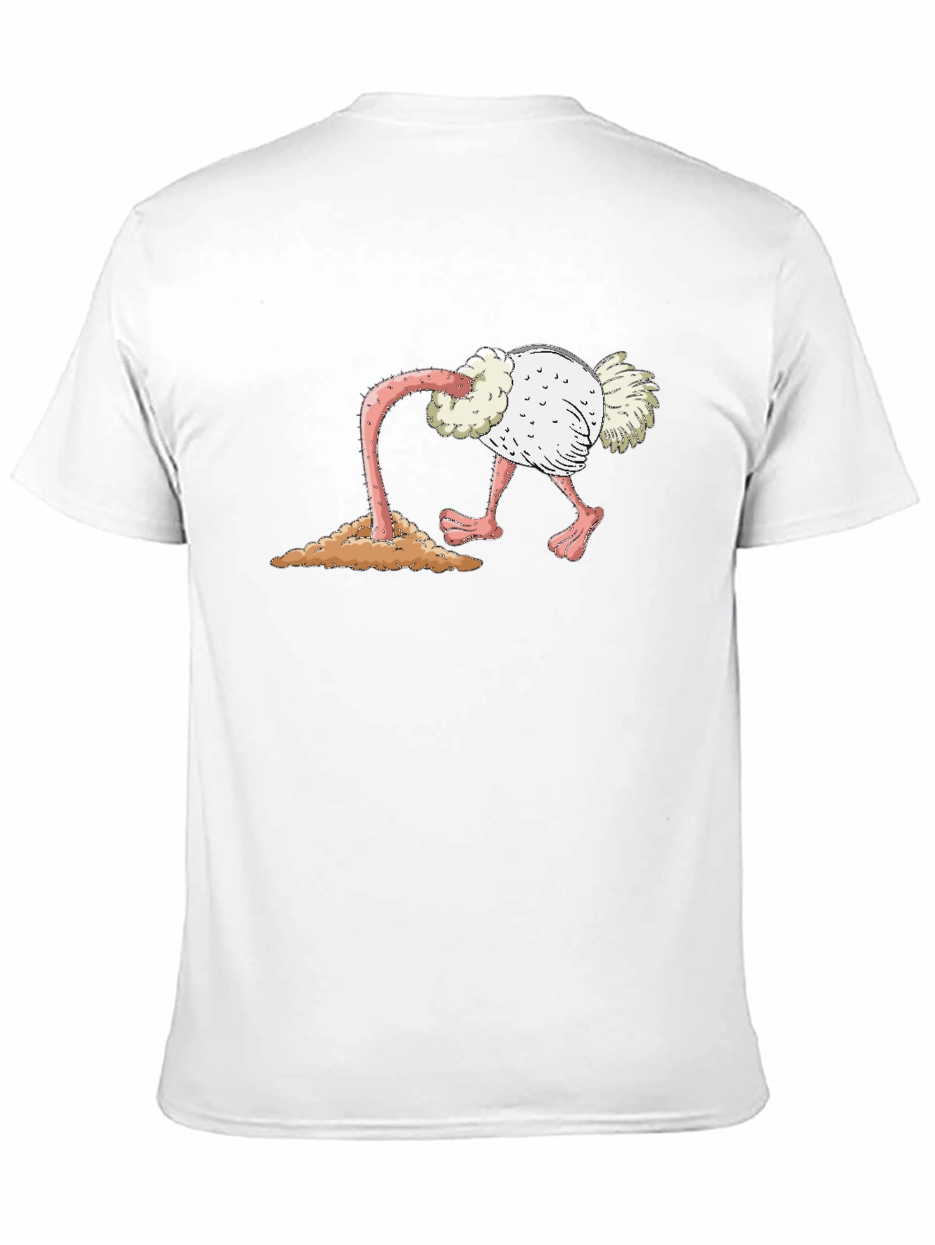 Ostrich Head in Sand Graphic Tee