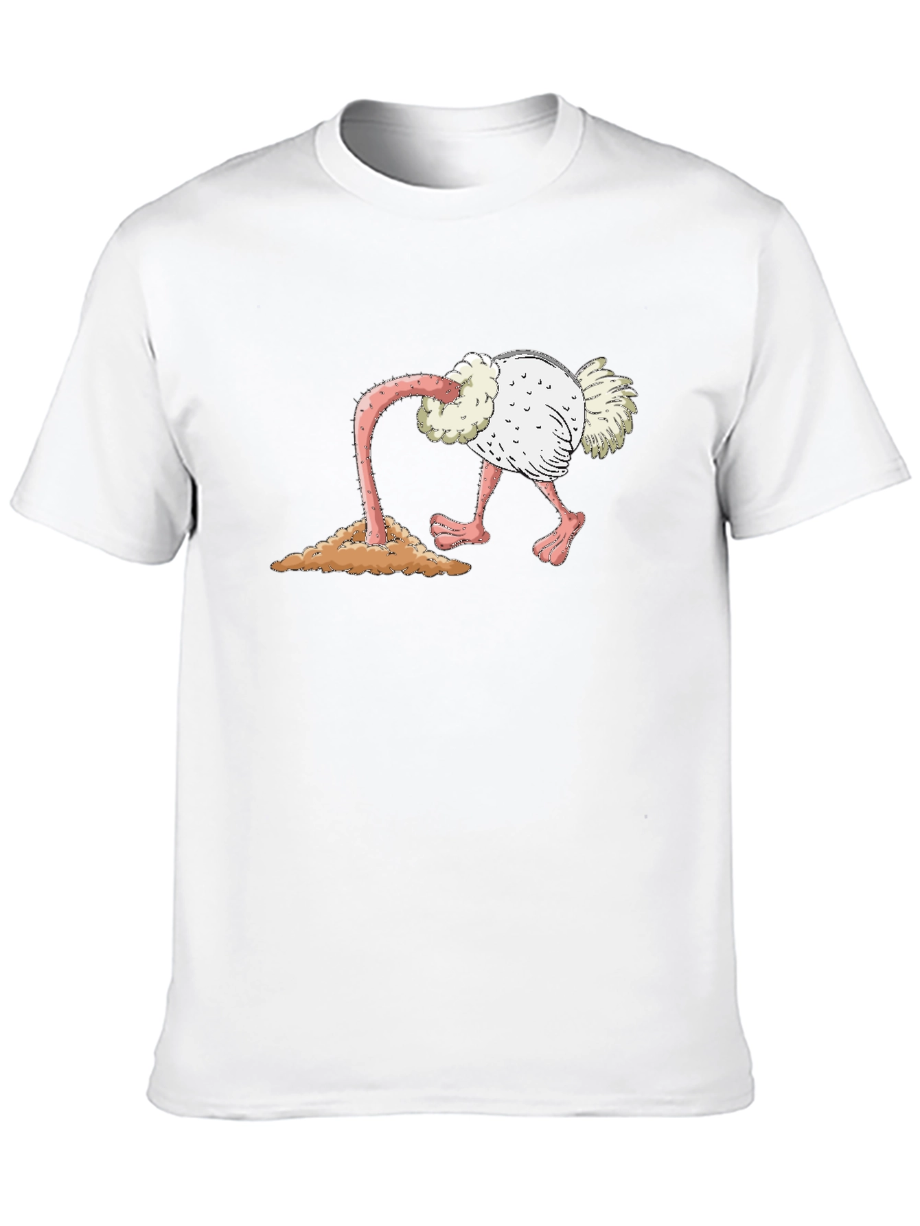 Ostrich Head in Sand Graphic Tee