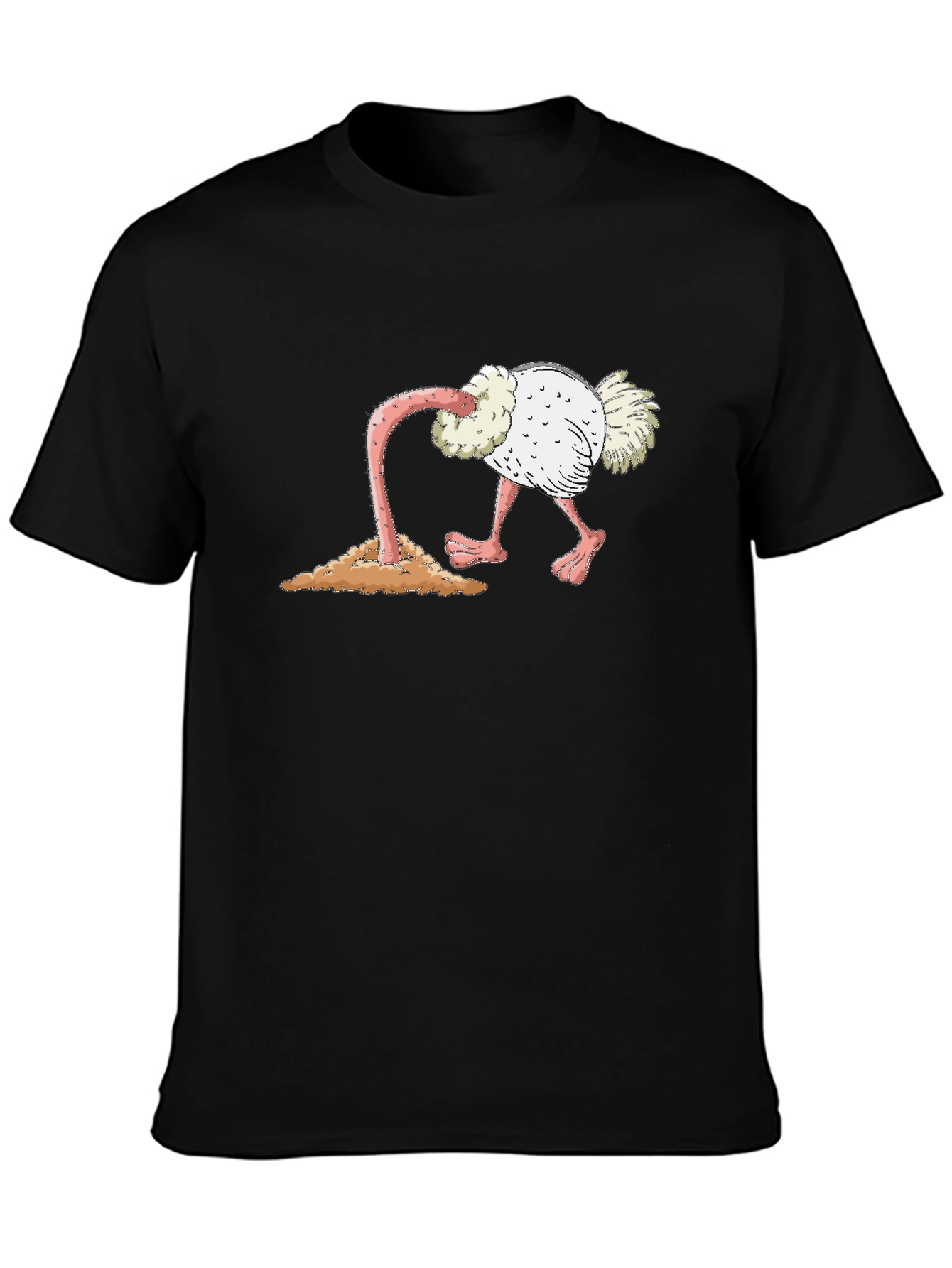 Ostrich Head in Sand Graphic Tee