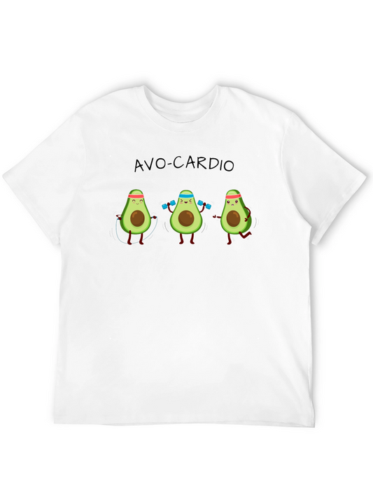 Avo-Cardio T-Shirt: Avocado Workout Humor