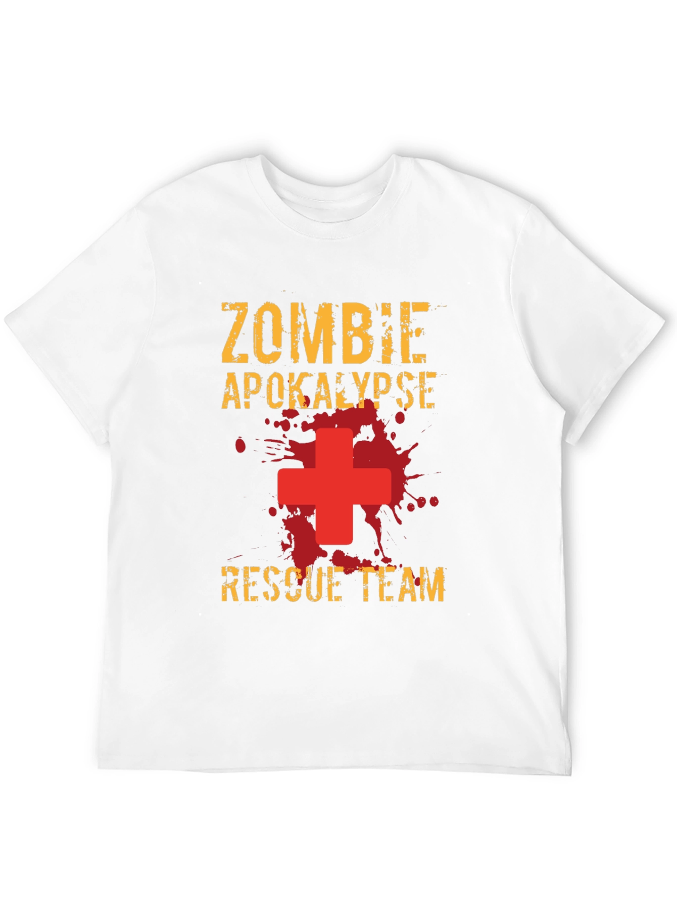 Zombie Apocalypse Rescue Team Graphic T-Shirt