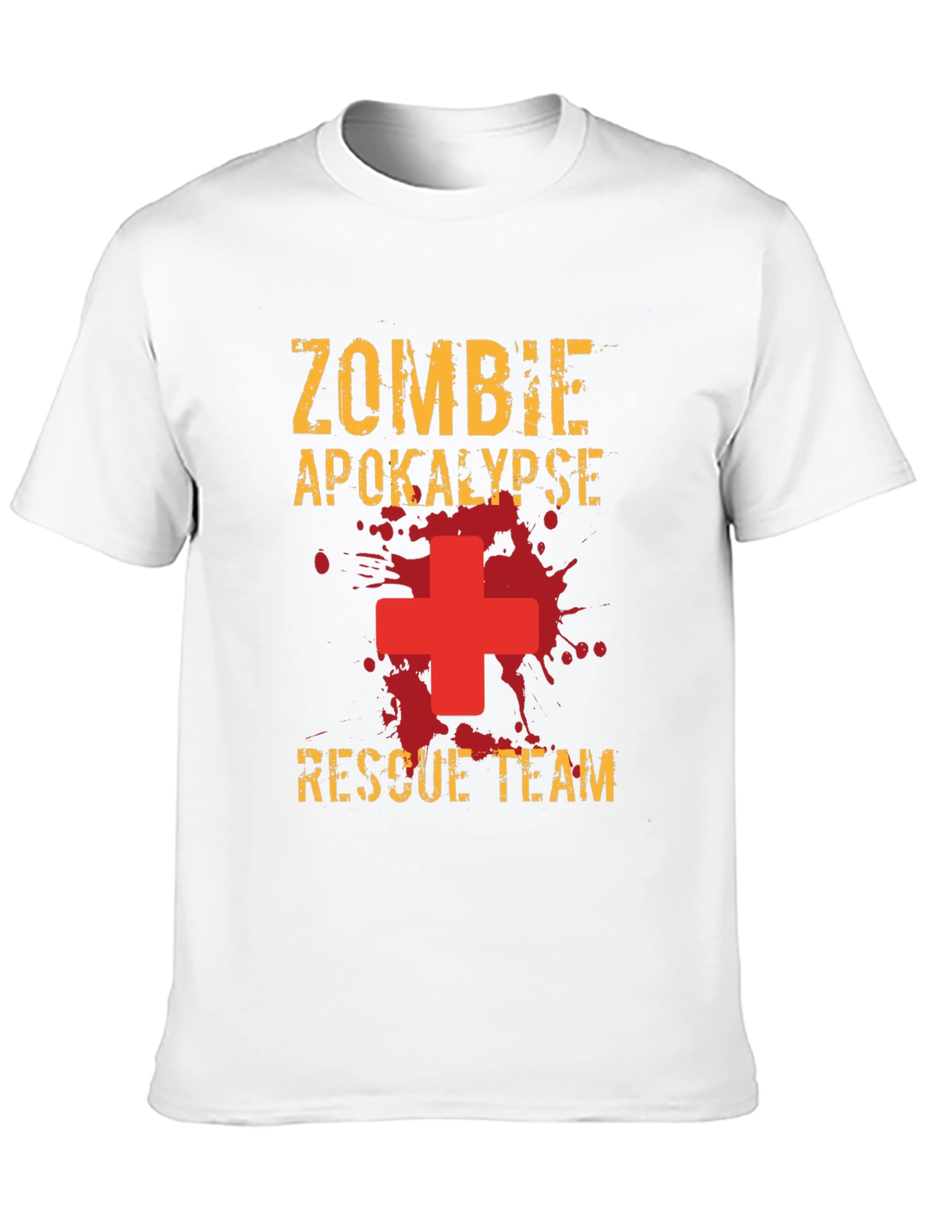 Zombie Apocalypse Rescue Team Graphic T-Shirt