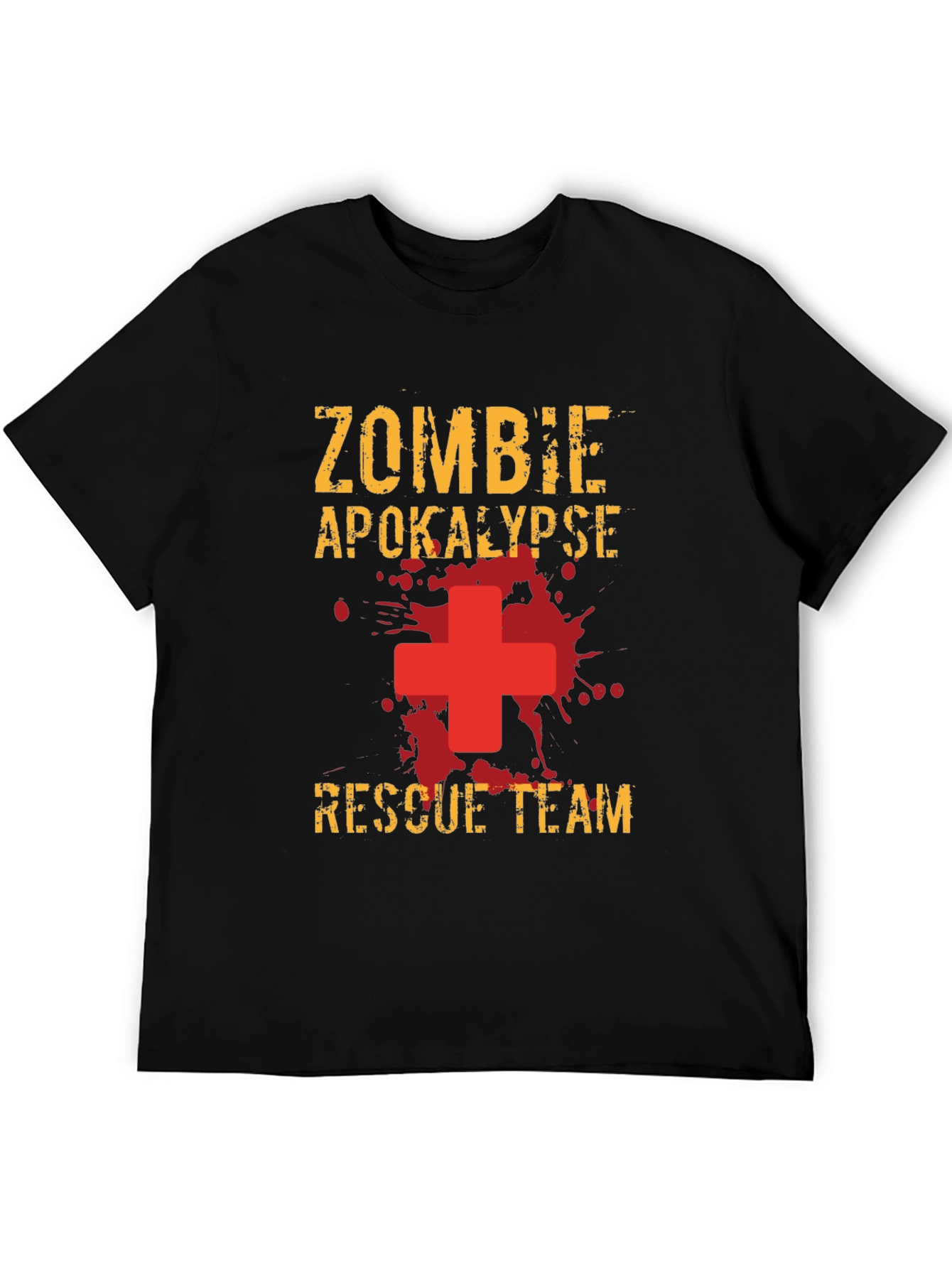 Zombie Apocalypse Rescue Team Graphic T-Shirt