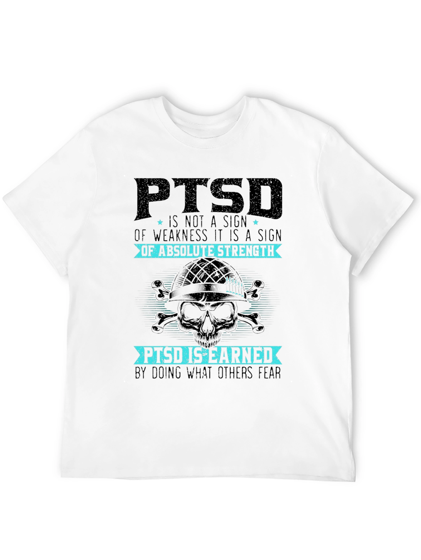 PTSD Absolute Strength Graphic Tee - Military Inspired