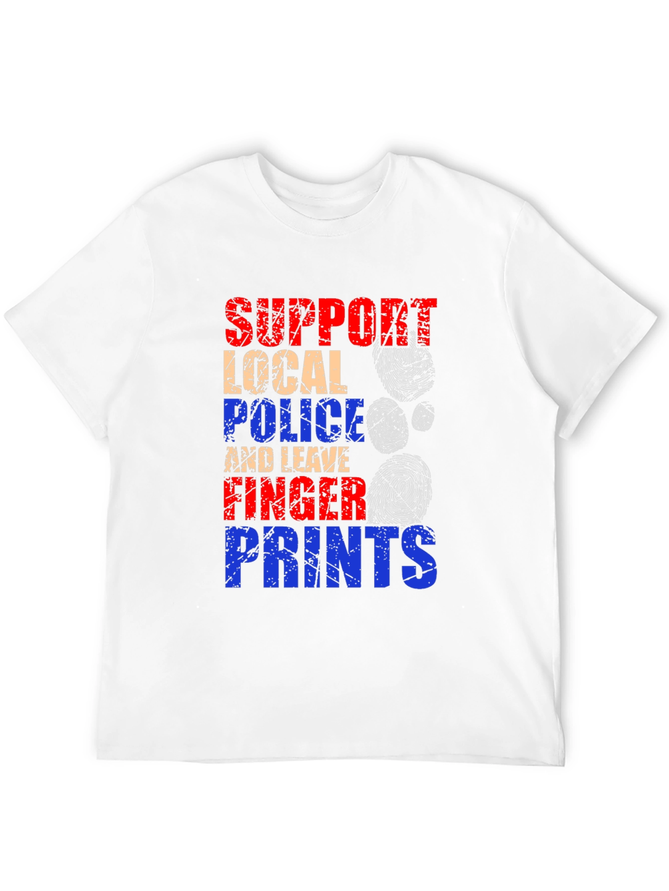Support Local Police Graphic T-Shirt
