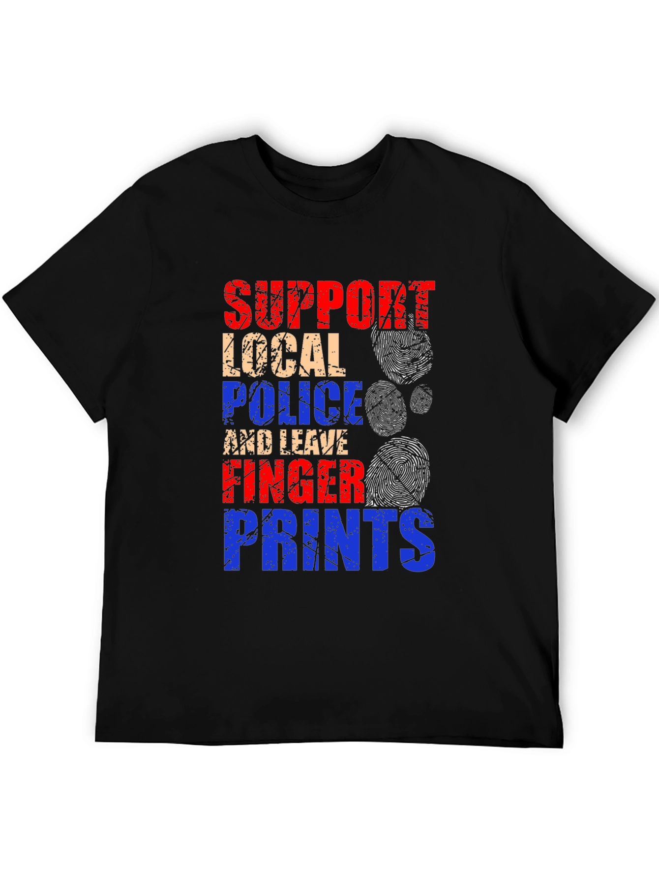 Support Local Police Graphic T-Shirt