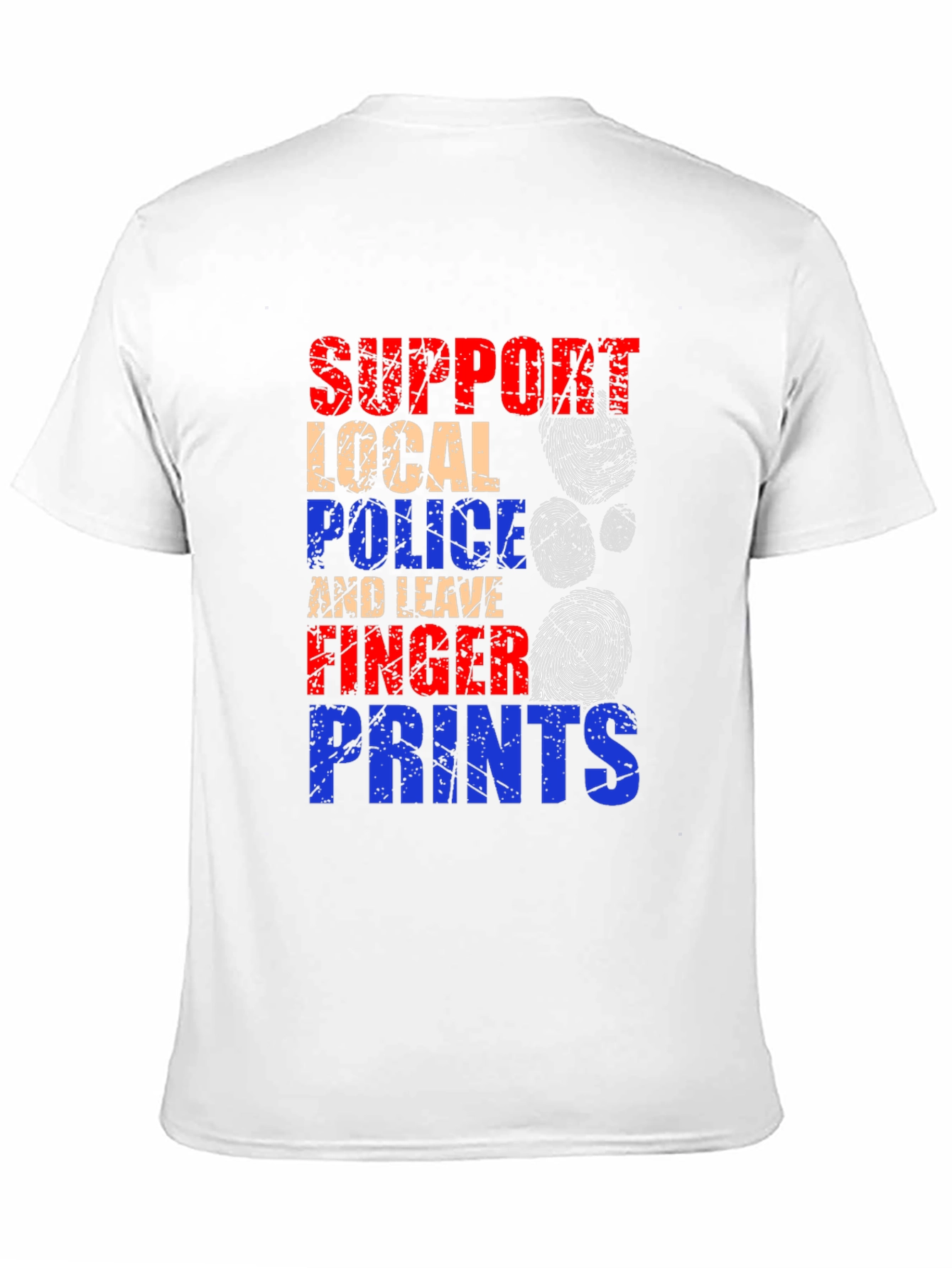 Support Local Police Graphic T-Shirt