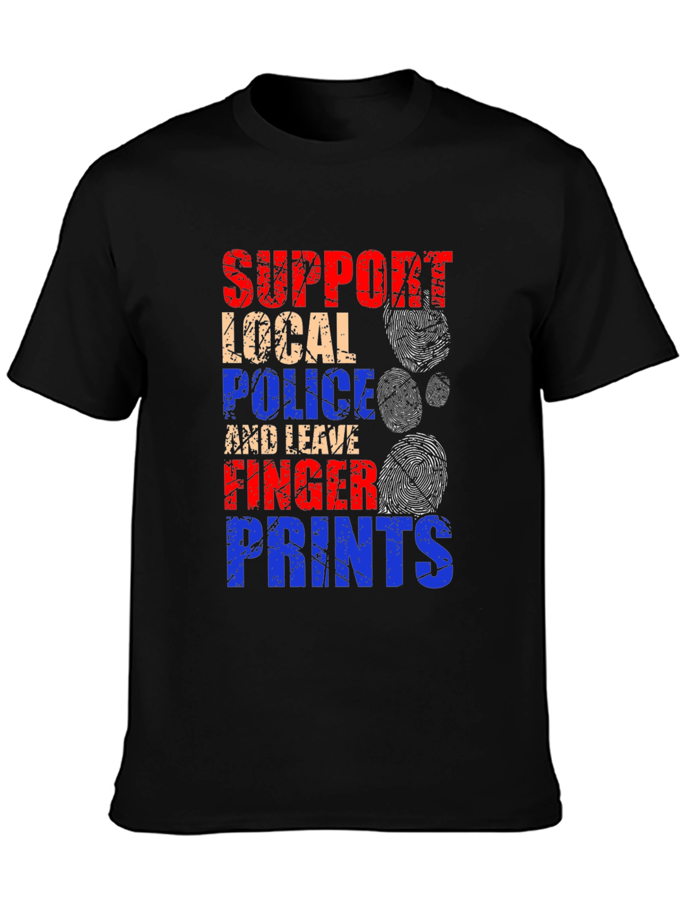 Support Local Police Graphic T-Shirt