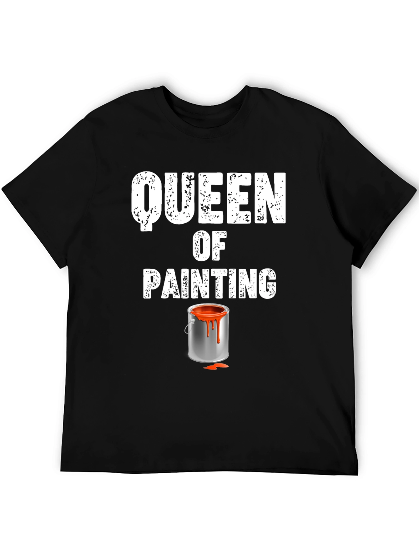 Queen of Painting Graphic T-Shirt - Black