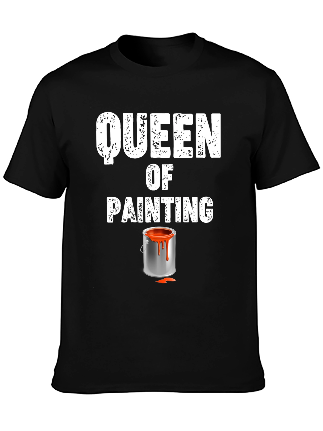 Queen of Painting Graphic T-Shirt - Black