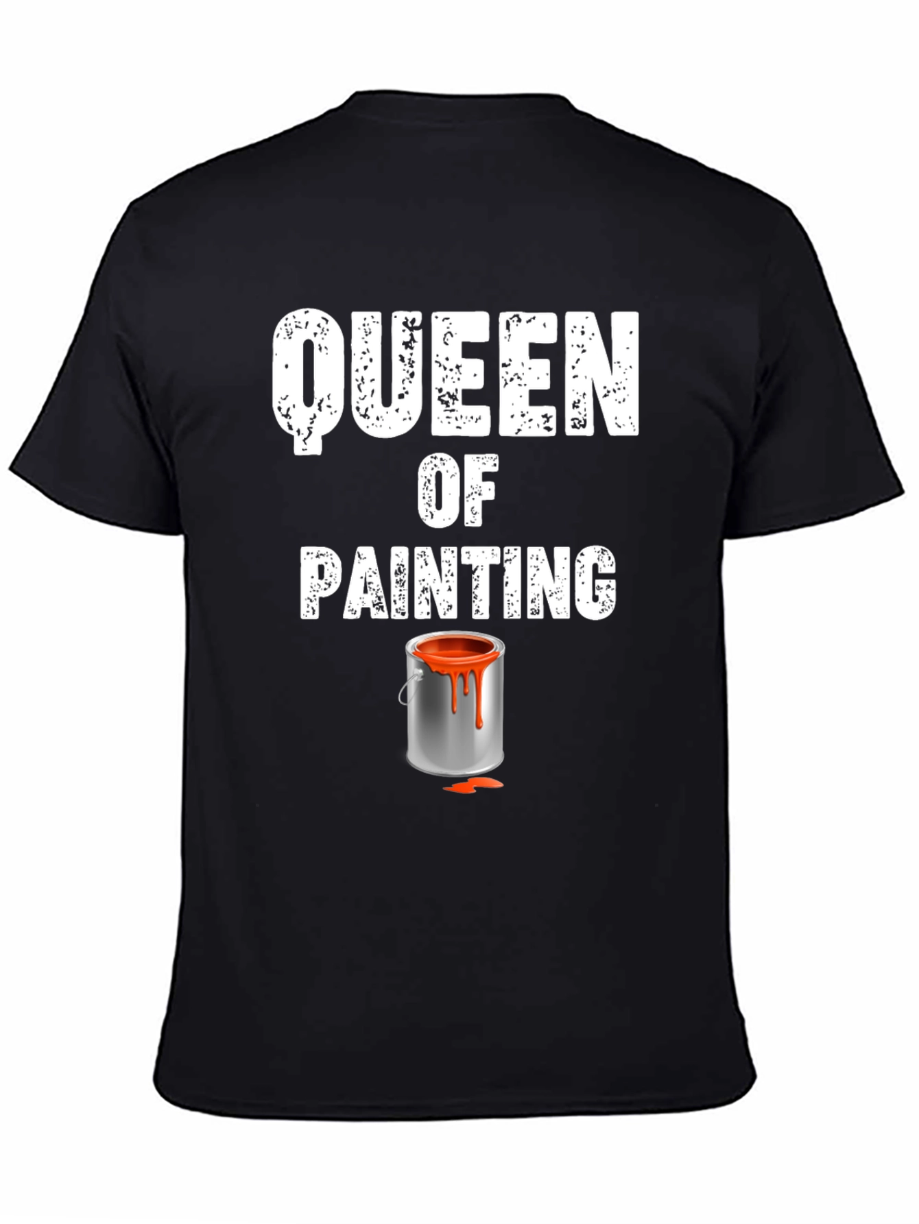 Queen of Painting Graphic T-Shirt - Black