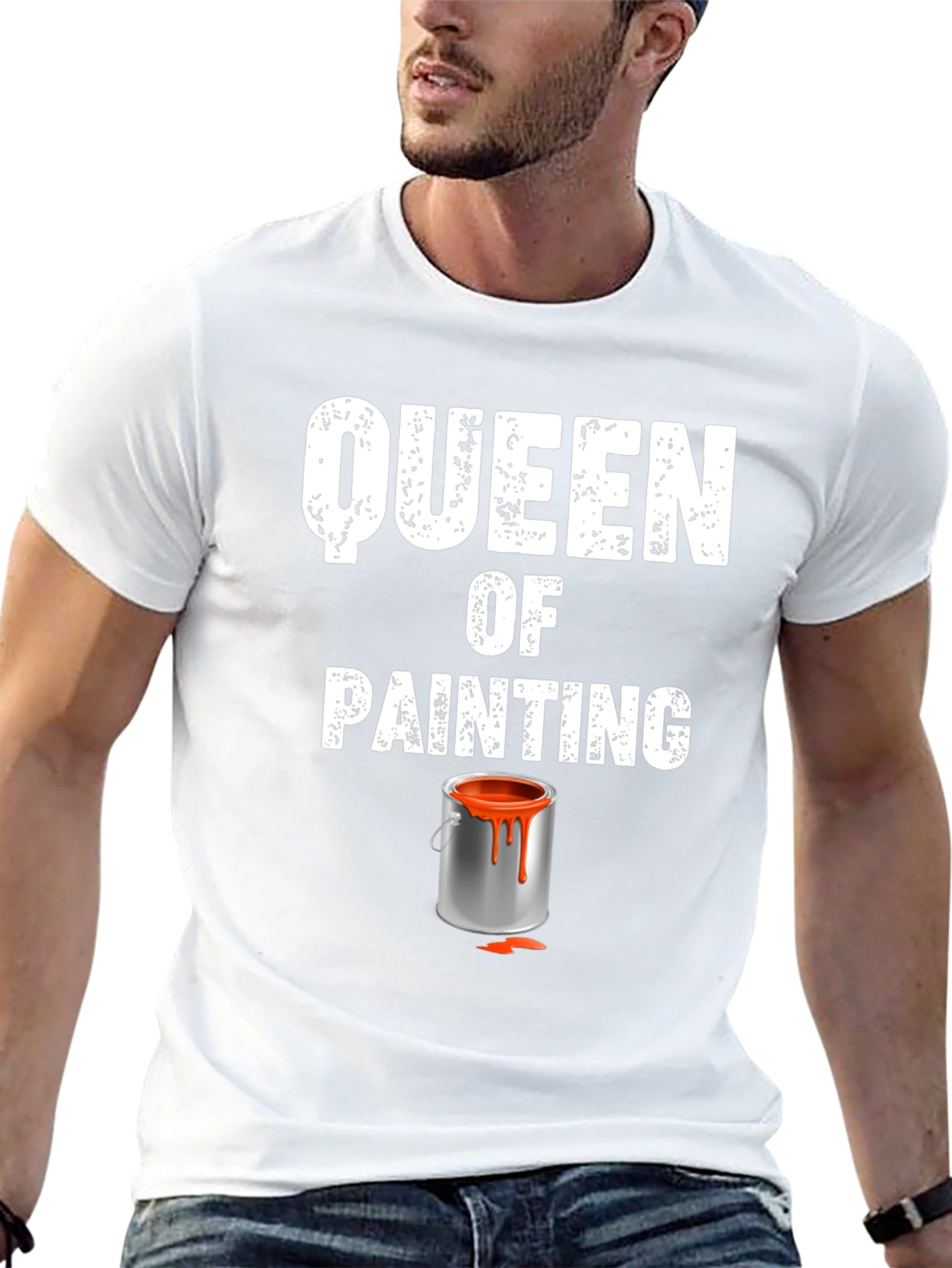 Queen of Painting Graphic T-Shirt - Black