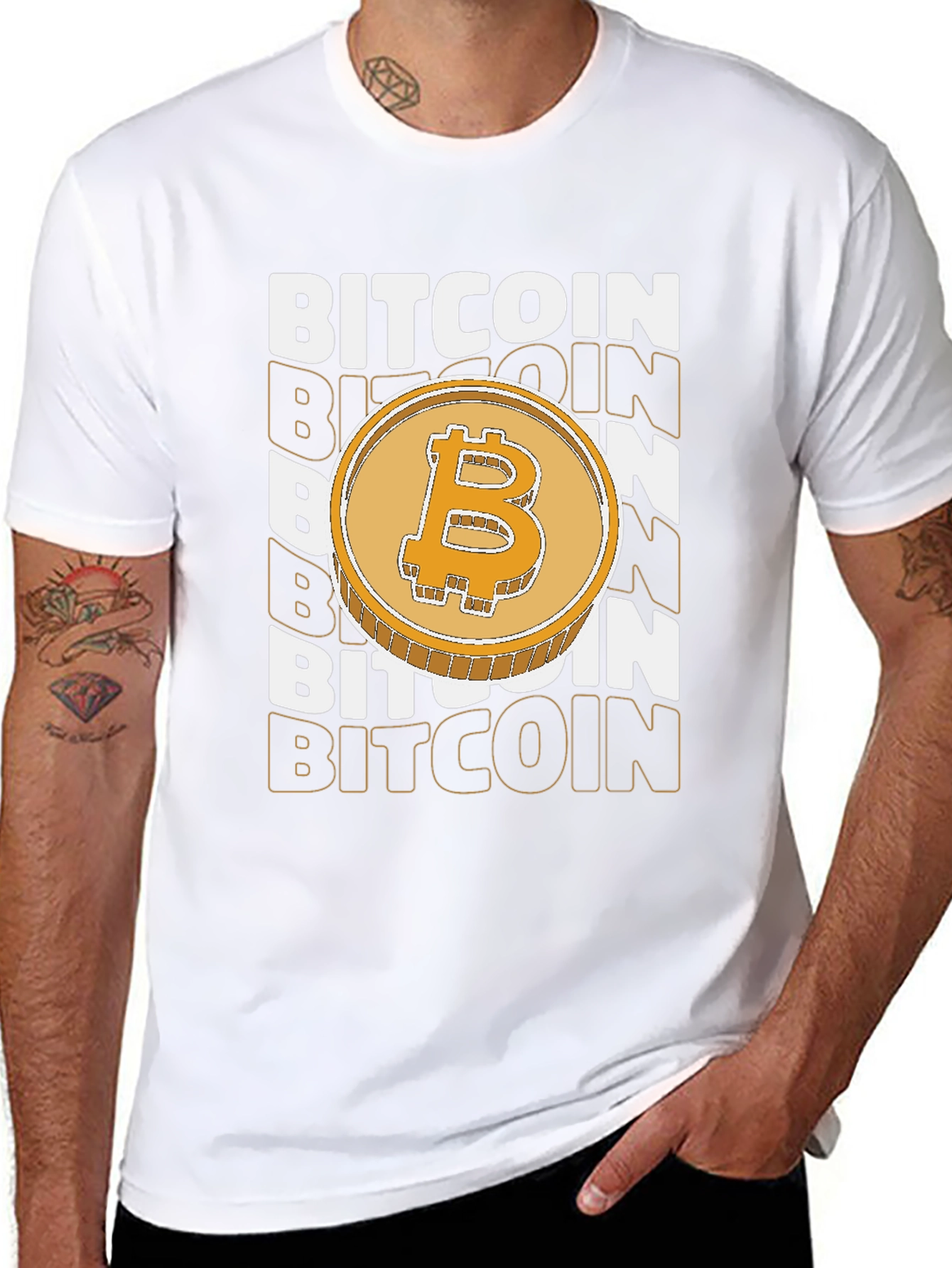 Bitcoin Coin T-Shirt - Crypto Tee for HODLers