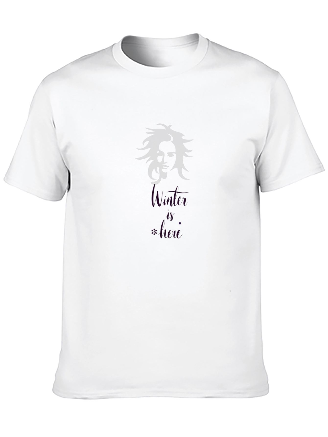 Winter is Here T-Shirt Black Graphic Tee