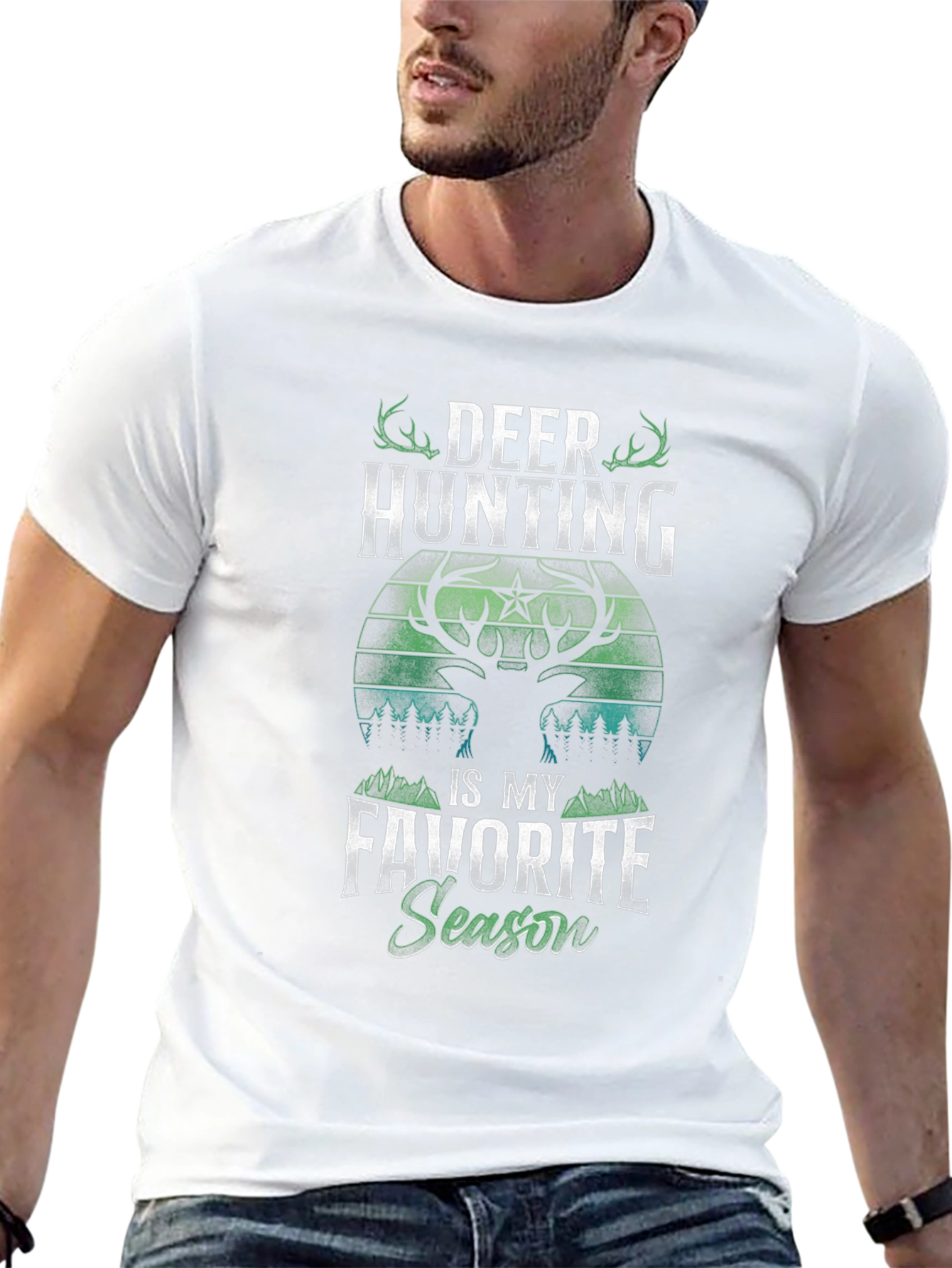 Deer Hunting Favorite Season Graphic Tee