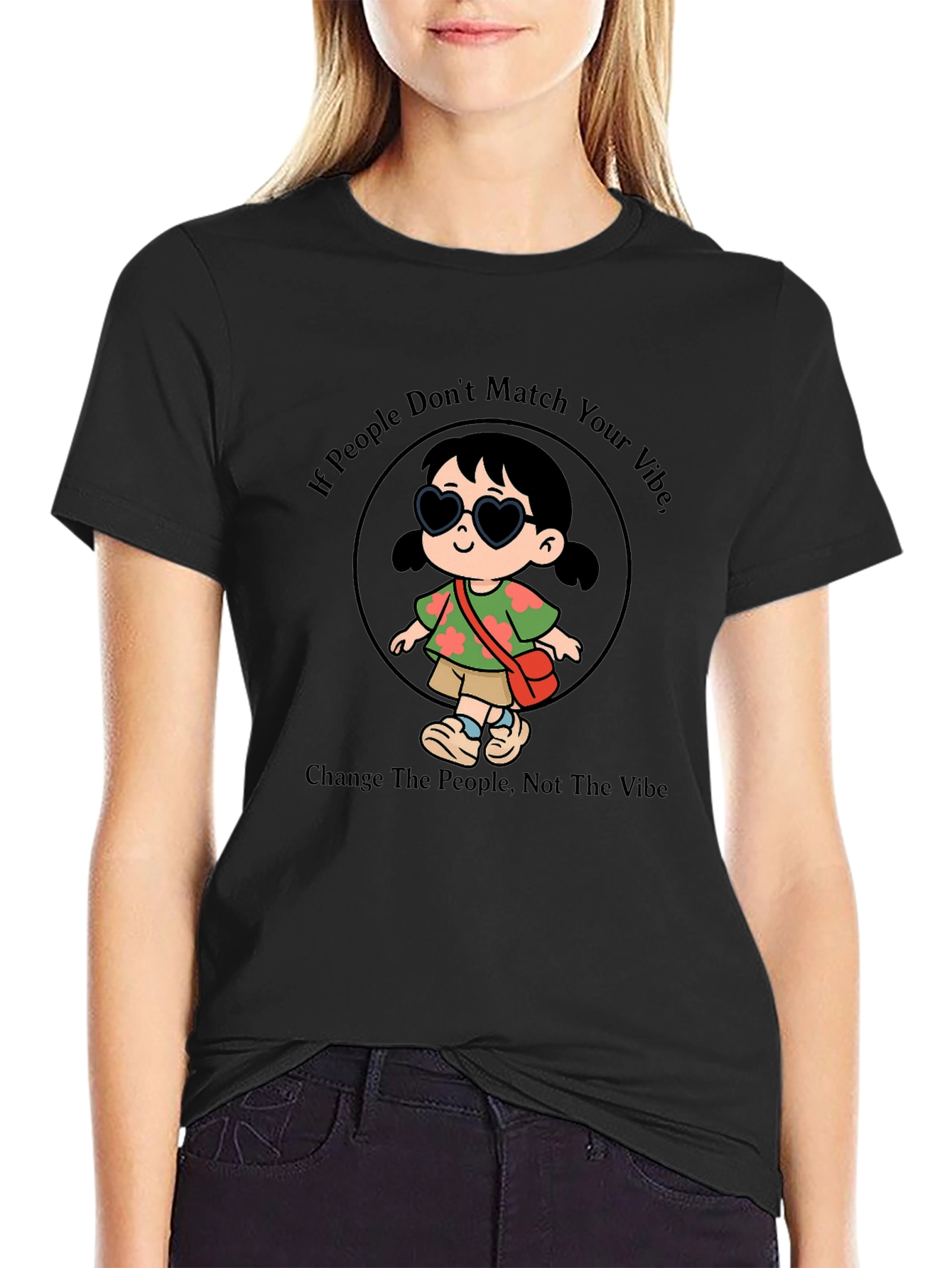 Vibe Graphic Tee - Change People Not The Vibe