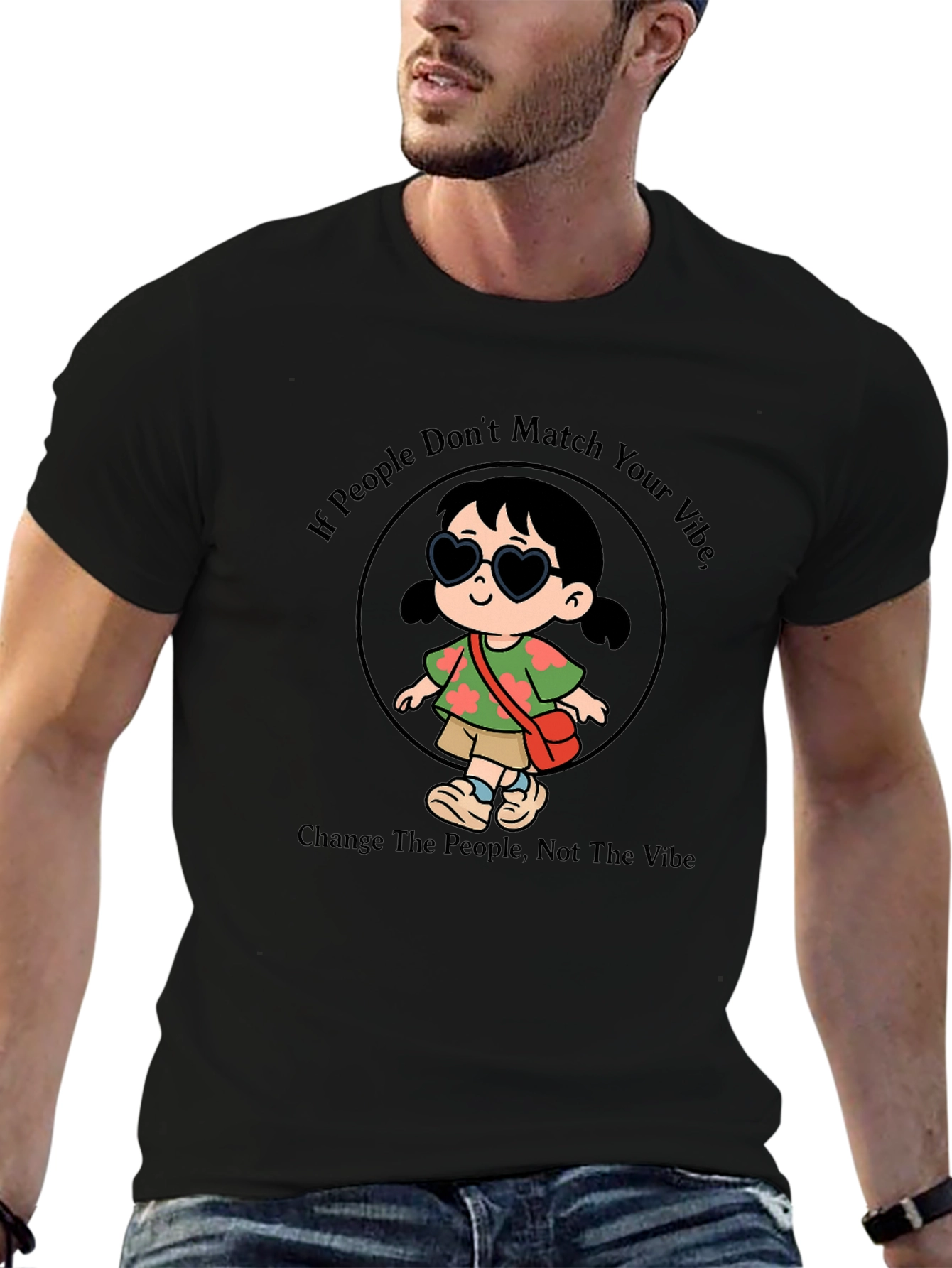 Vibe Graphic Tee - Change People Not The Vibe