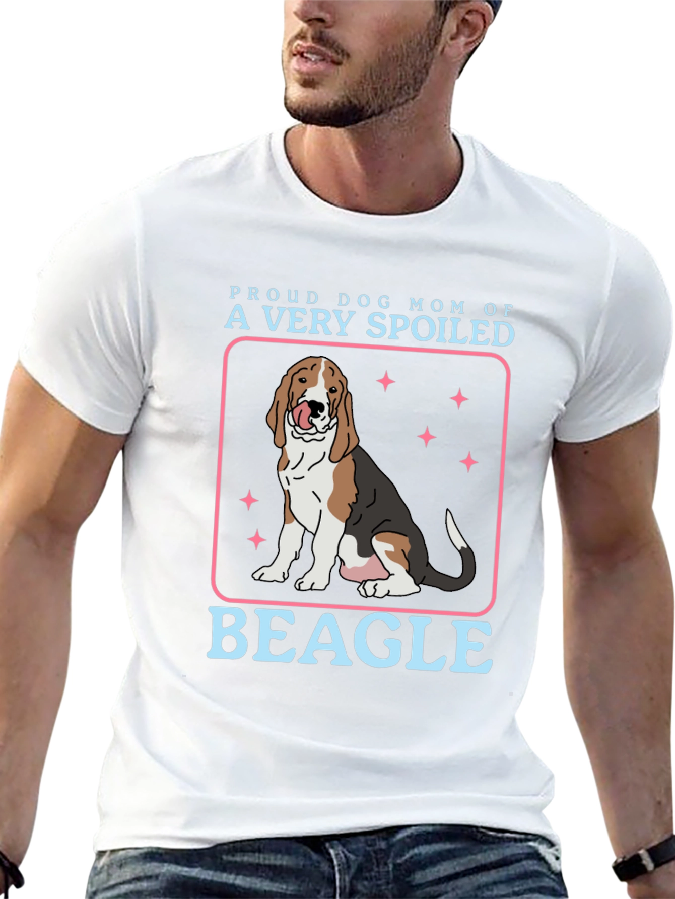 Proud Dog Mom Beagle T-Shirt