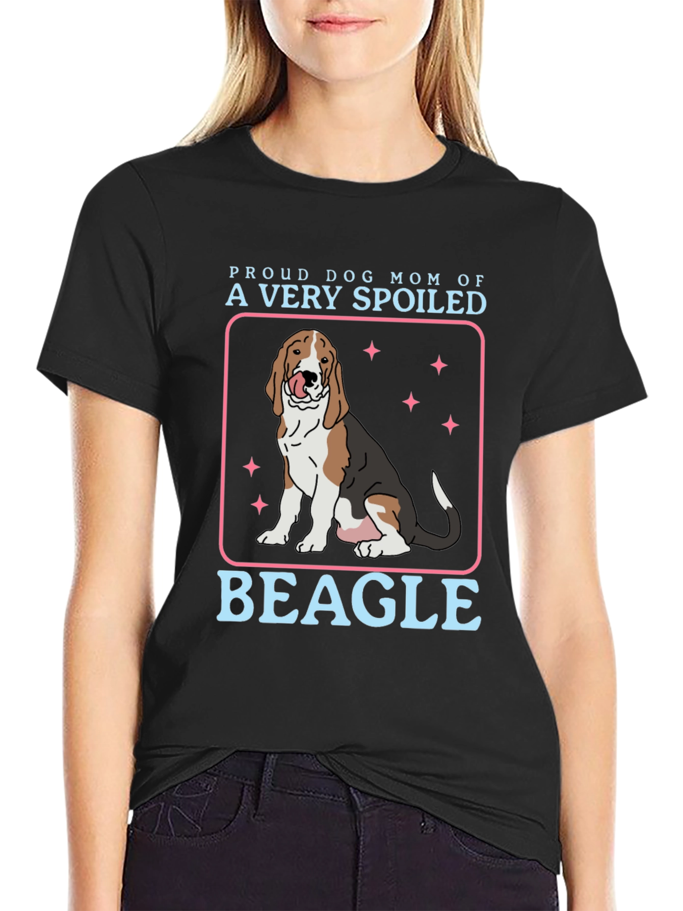 Proud Dog Mom Beagle T-Shirt