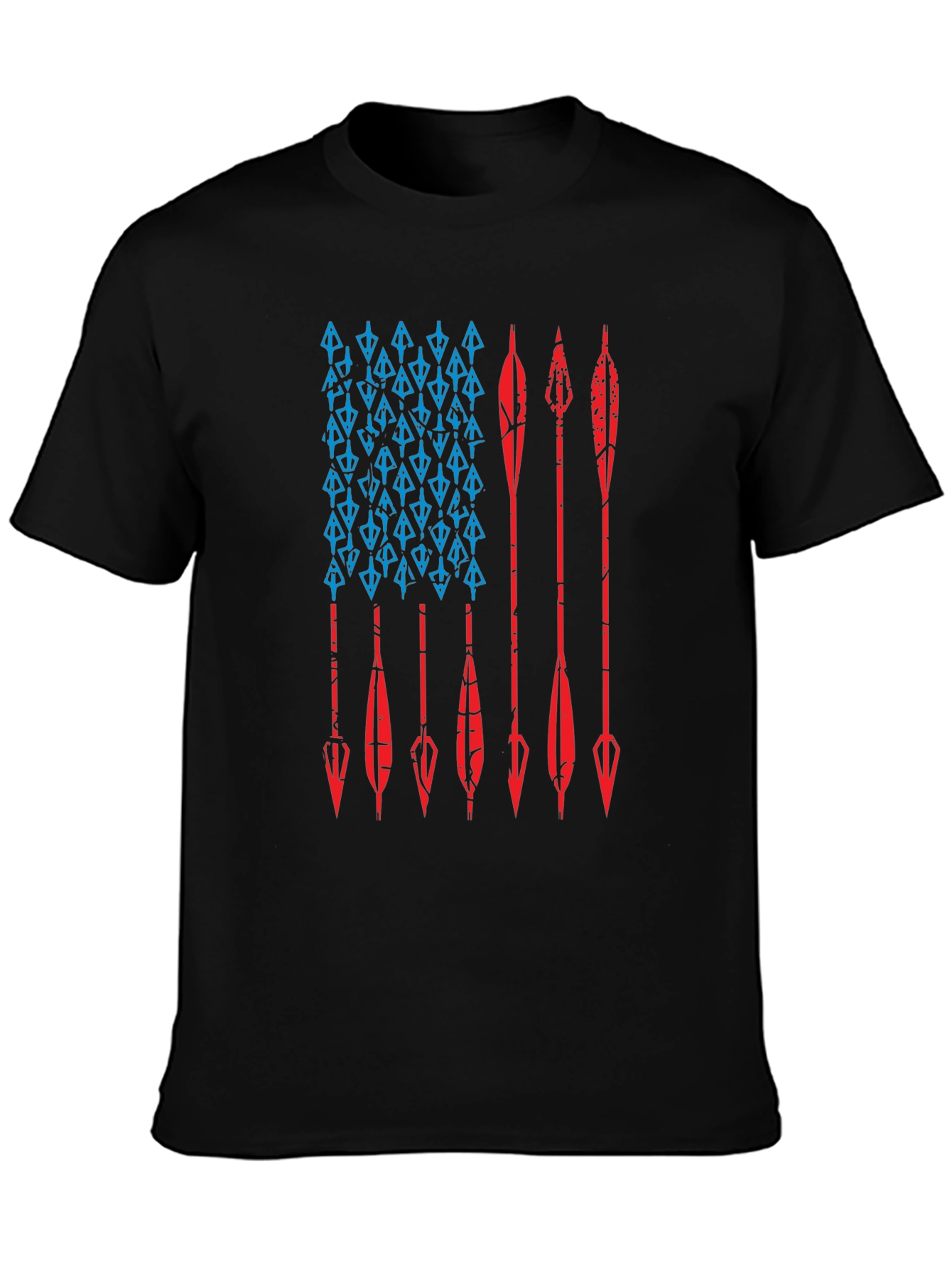 American Flag Arrow Graphic Tee - Hunting Pride