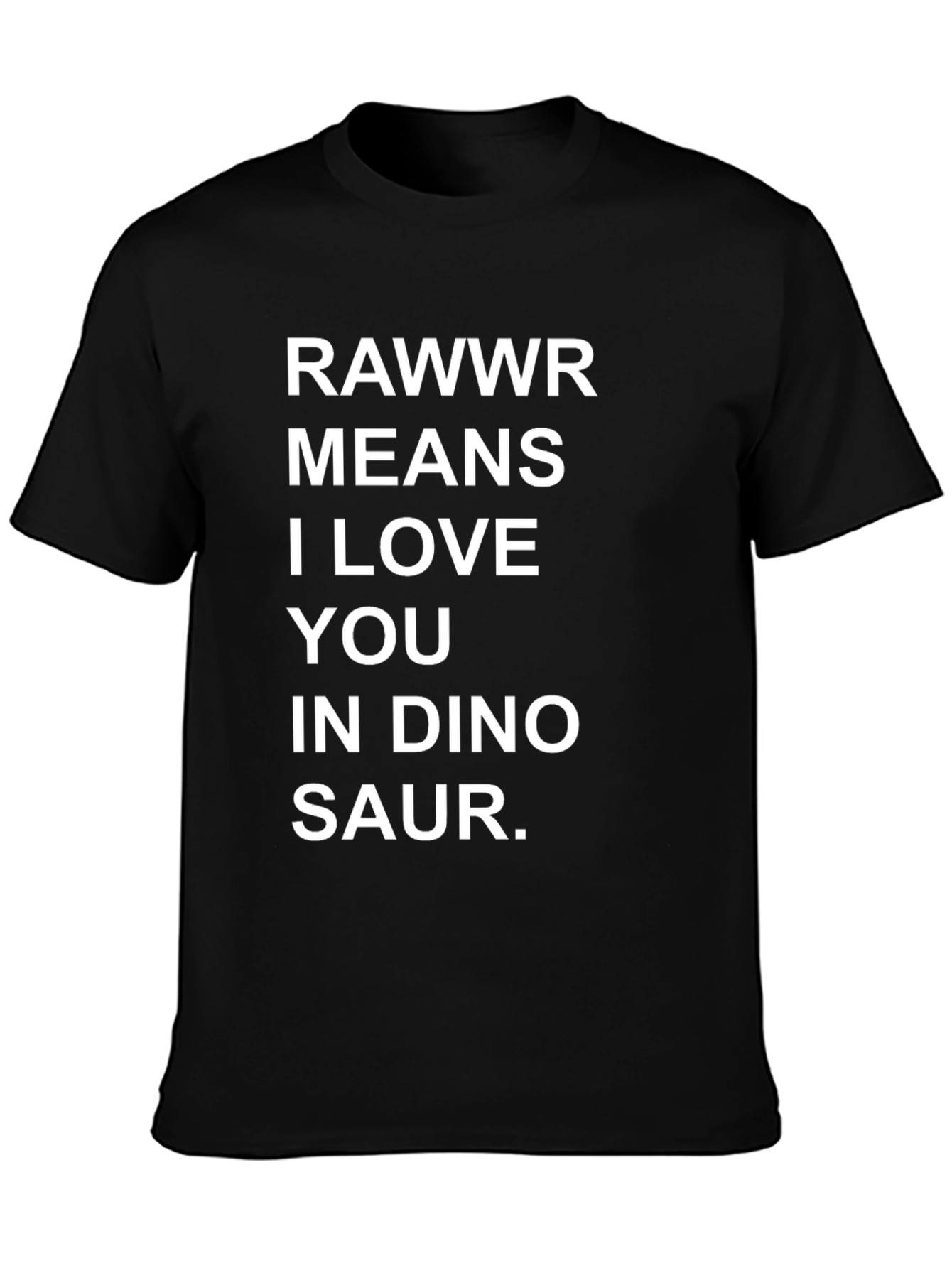 Rawwr Means I Love You T-Shirt Funny Dinosaur Tee