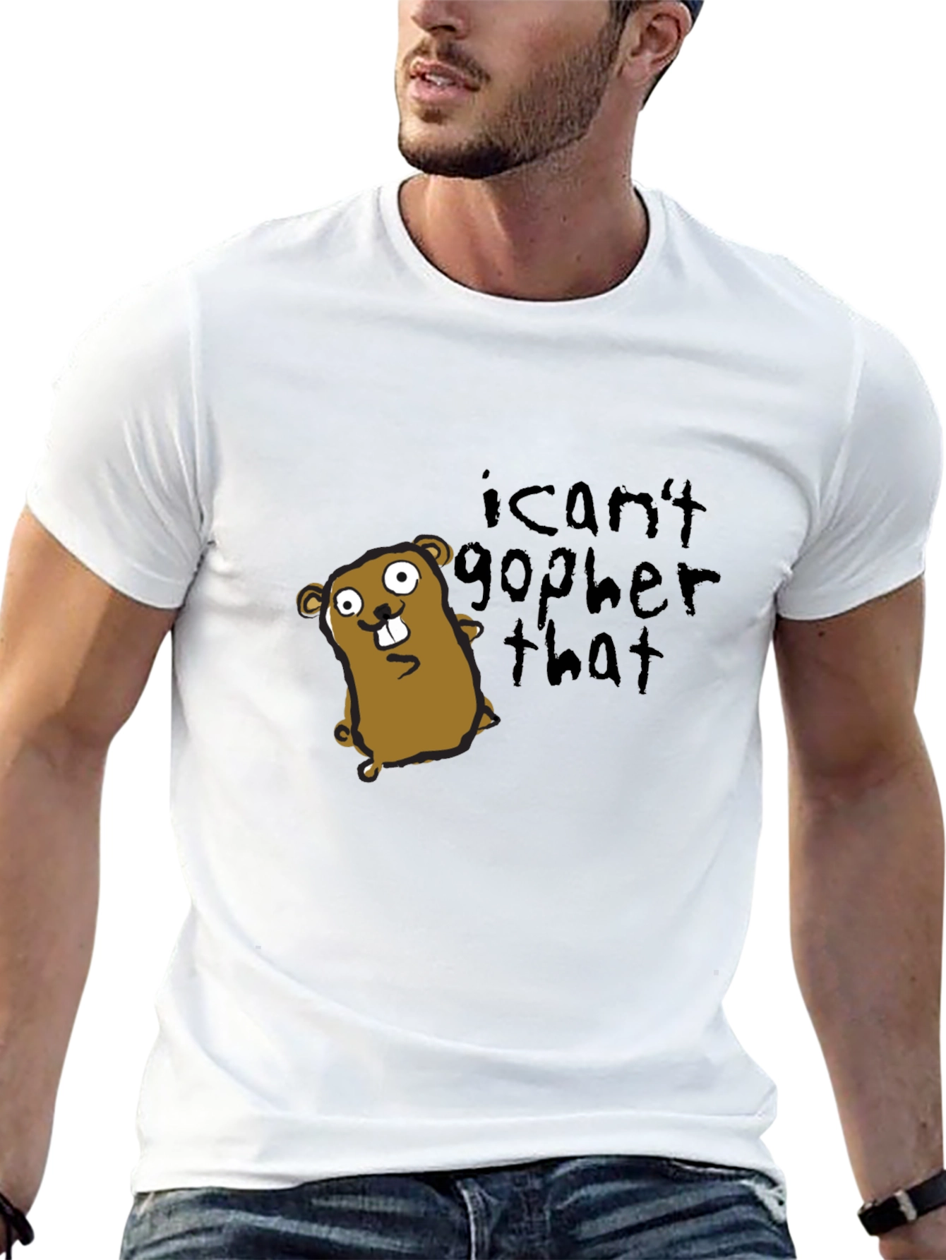 I Cant Gopher That T-Shirt - Funny Graphic Tee
