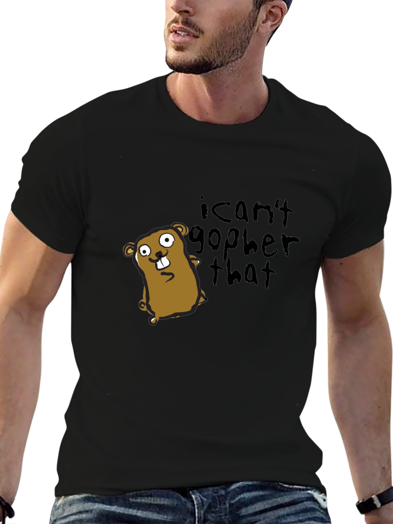 I Cant Gopher That T-Shirt - Funny Graphic Tee