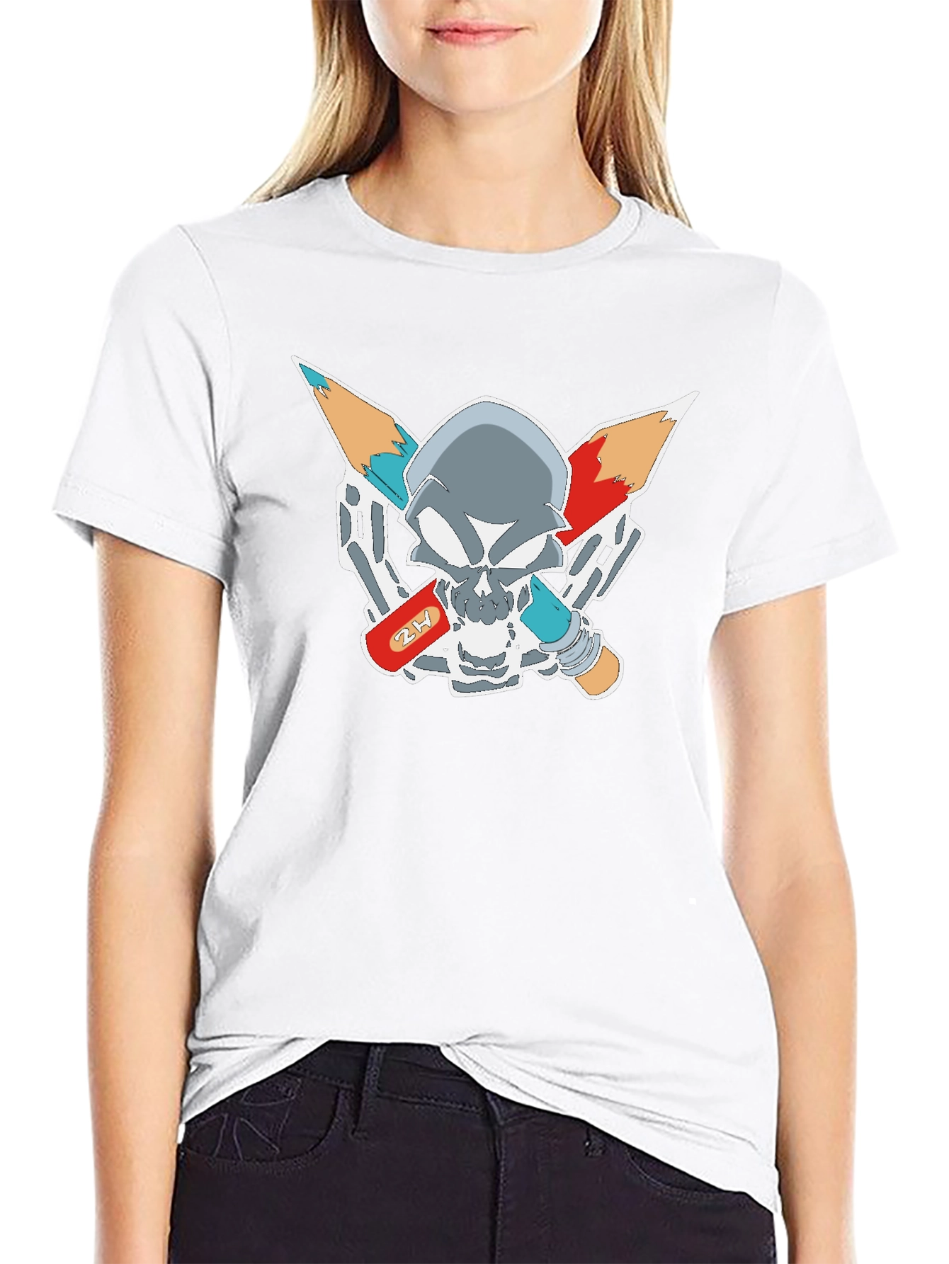 Edgy Graphic Skull T-Shirt