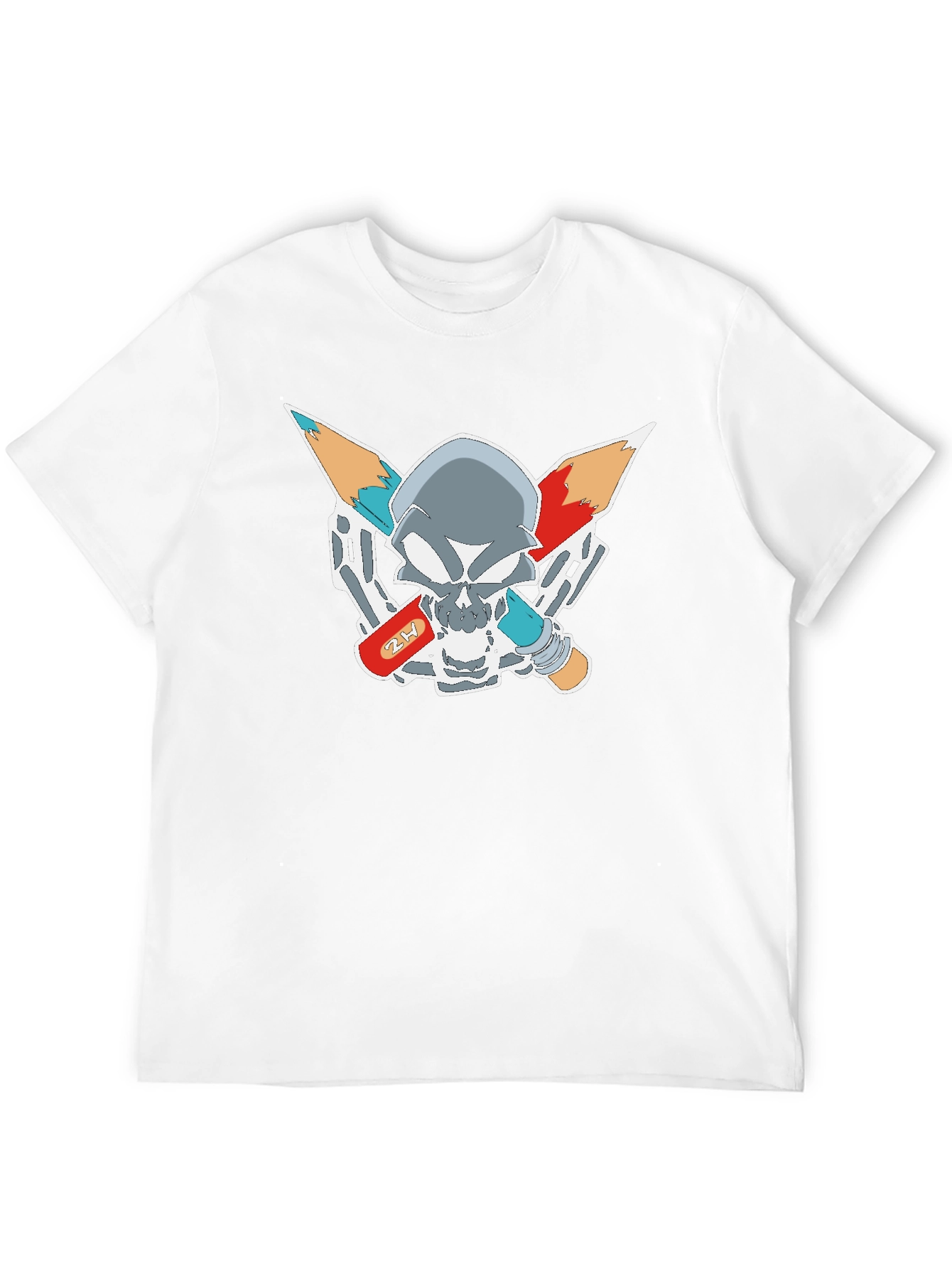 Edgy Graphic Skull T-Shirt