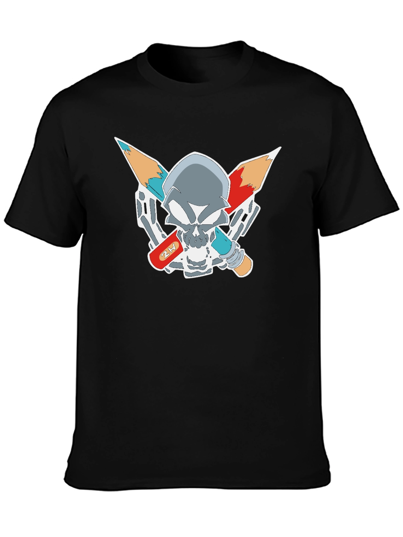 Edgy Graphic Skull T-Shirt