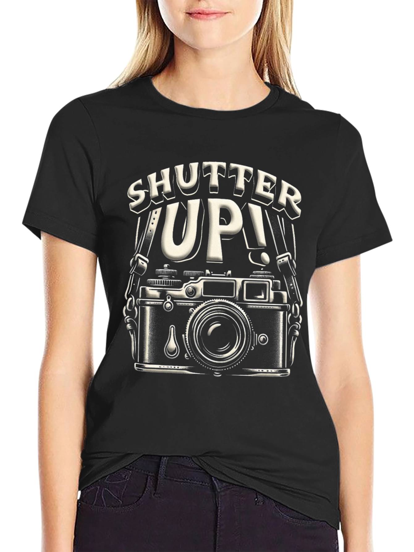 Shutter Up Camera Graphic Tee