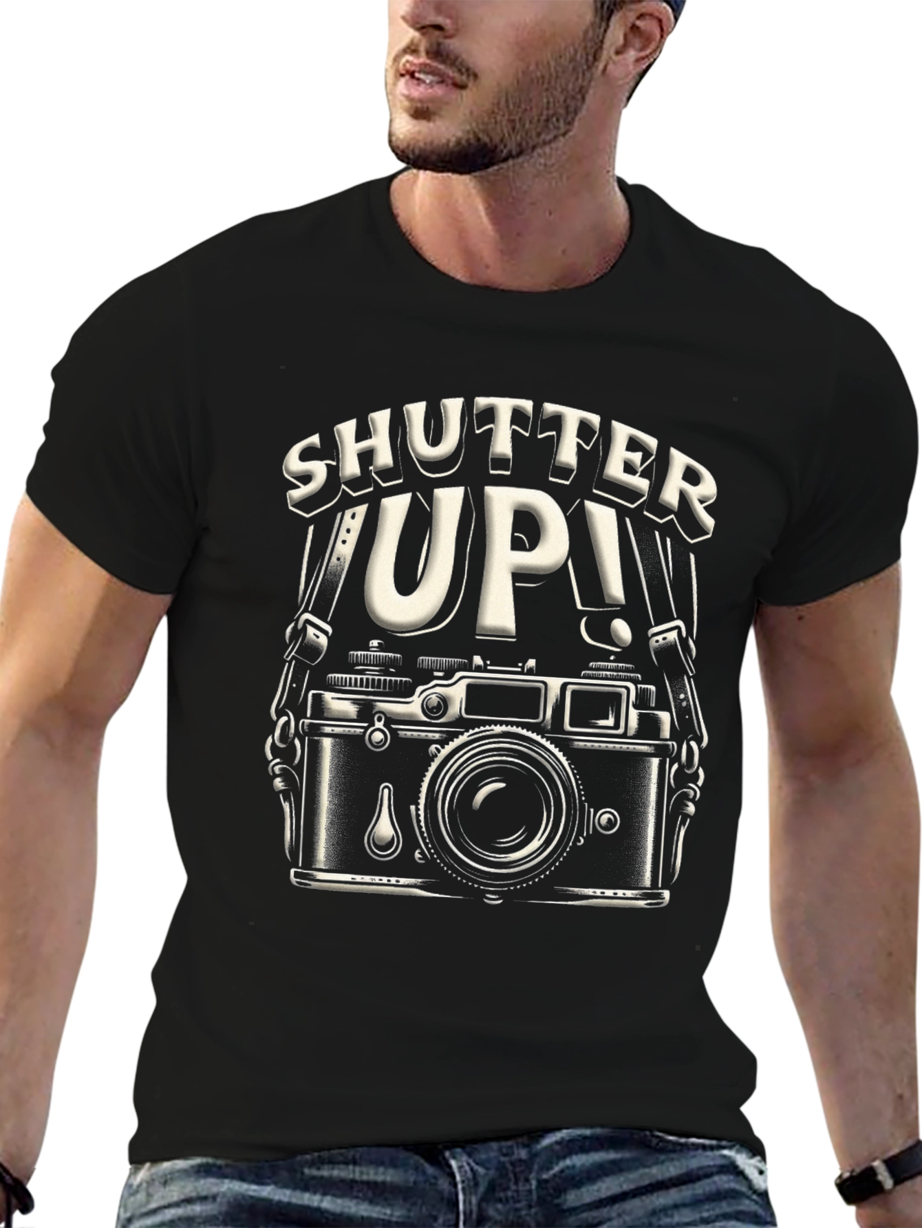 Shutter Up Camera Graphic Tee