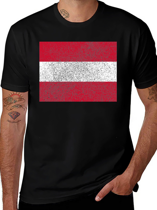 Austria Flag T-Shirt | Distressed Design