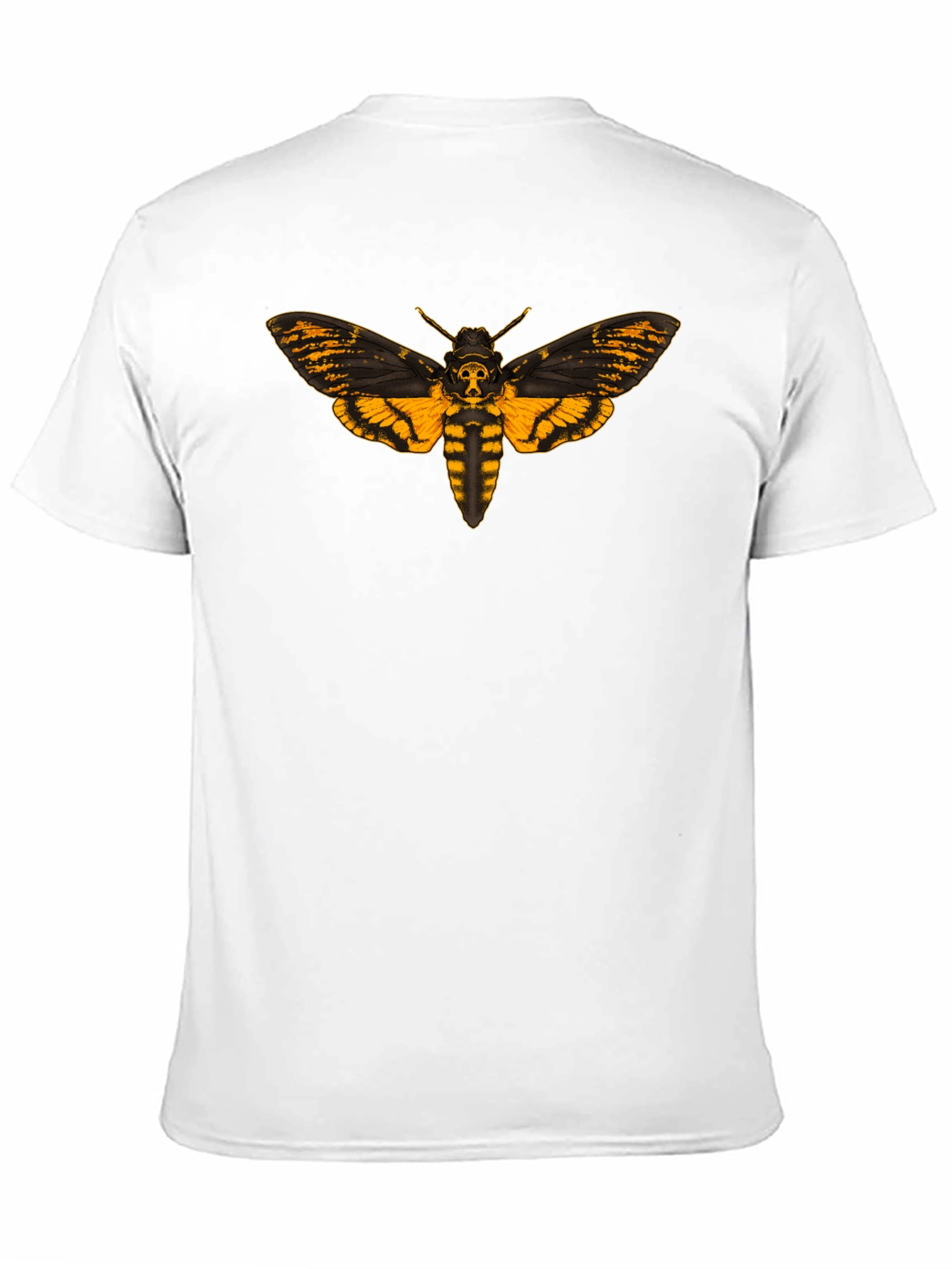 Deaths Head Moth Graphic Tee - Black